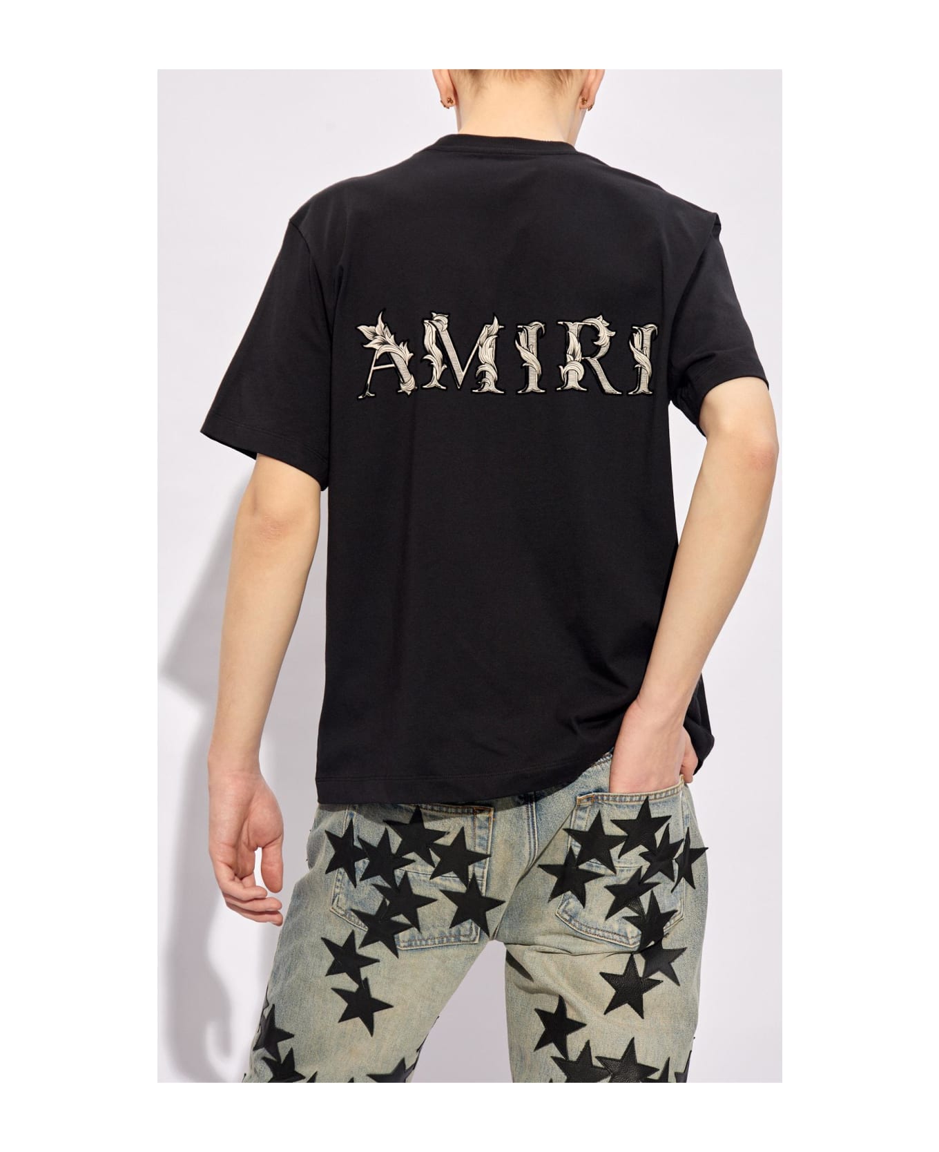 AMIRI T-shirt With Logo - Black シャツ