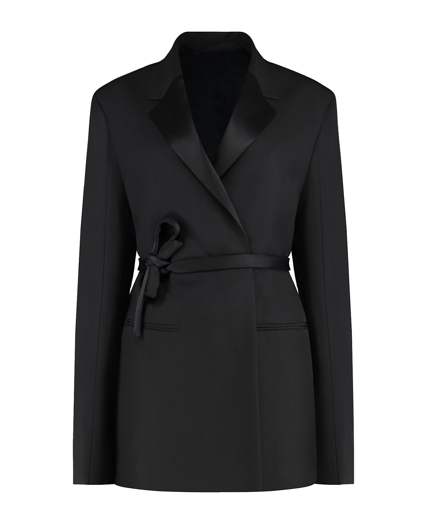 Totême Wool Blend Blazer - BLACK