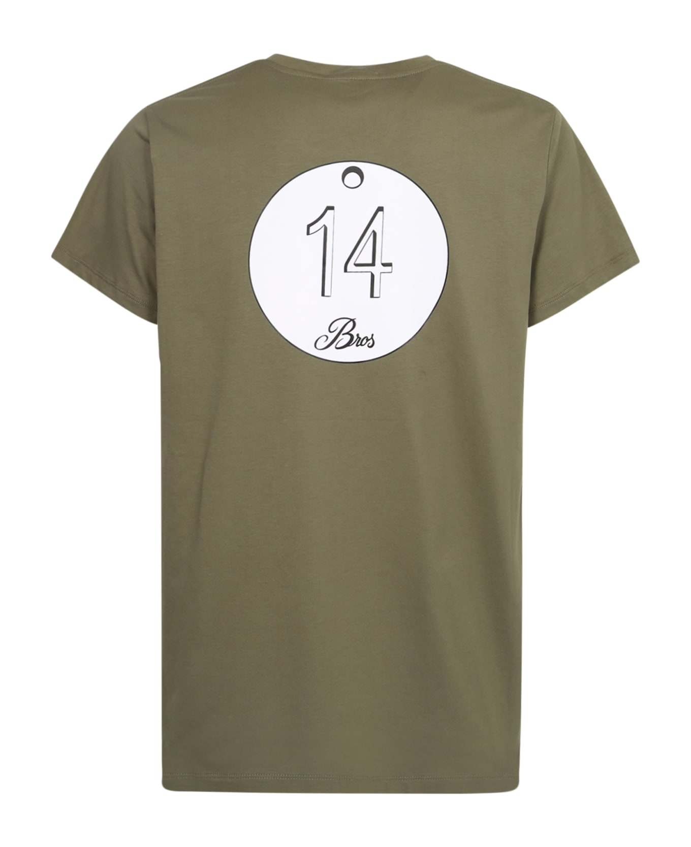 14 Bros Logo-print T-shirt - Green