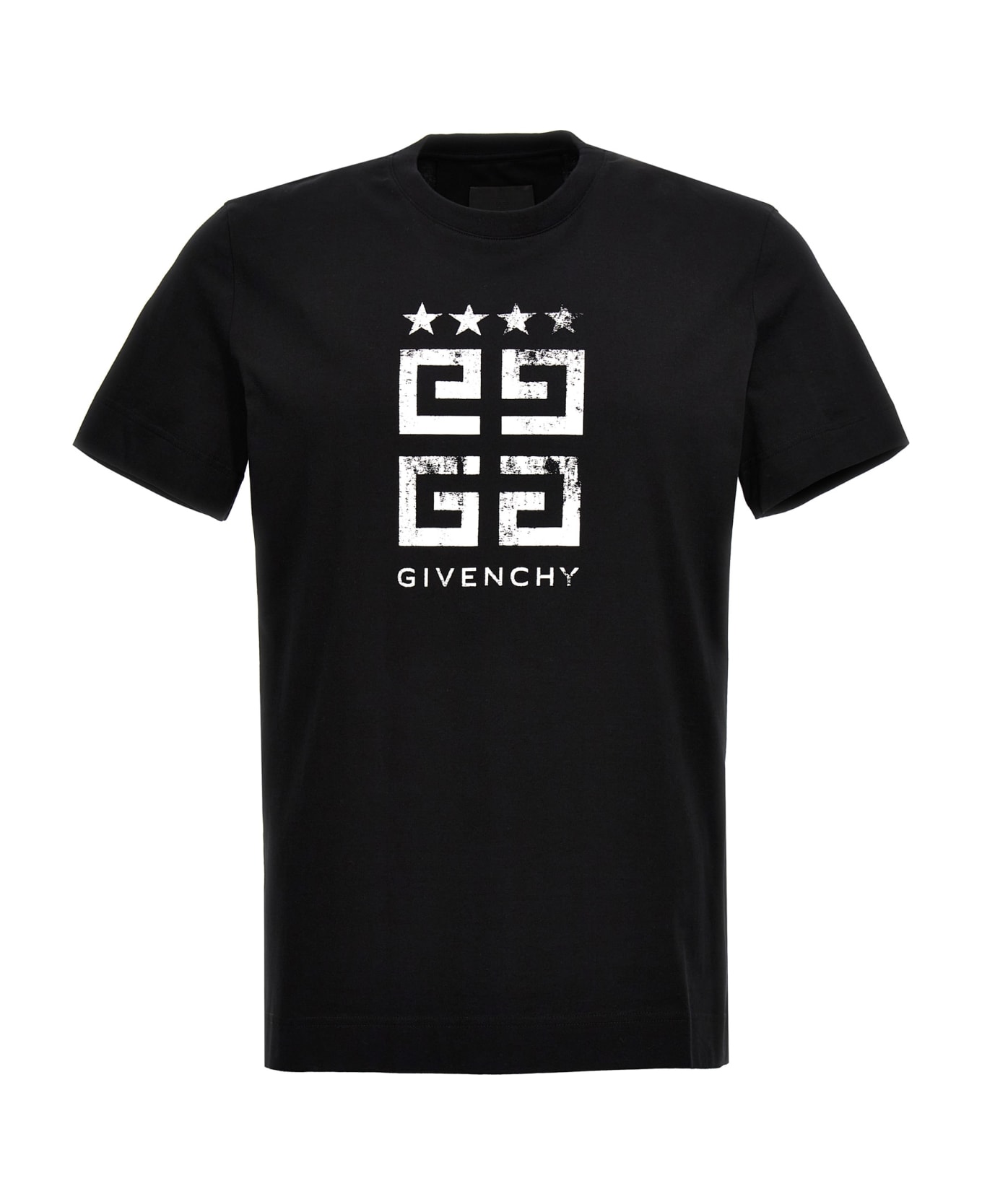Givenchy Logo Print T-shirt - White/Black