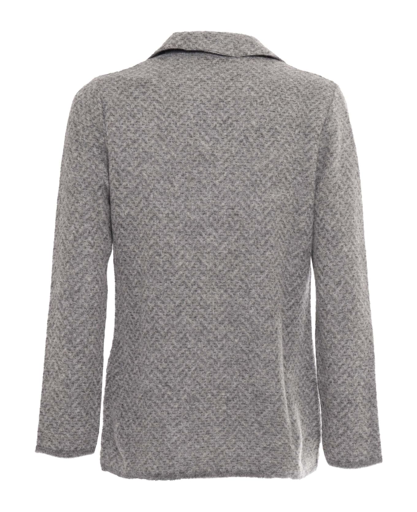 Lardini Man Knitted Jacket - MULTICOLOR