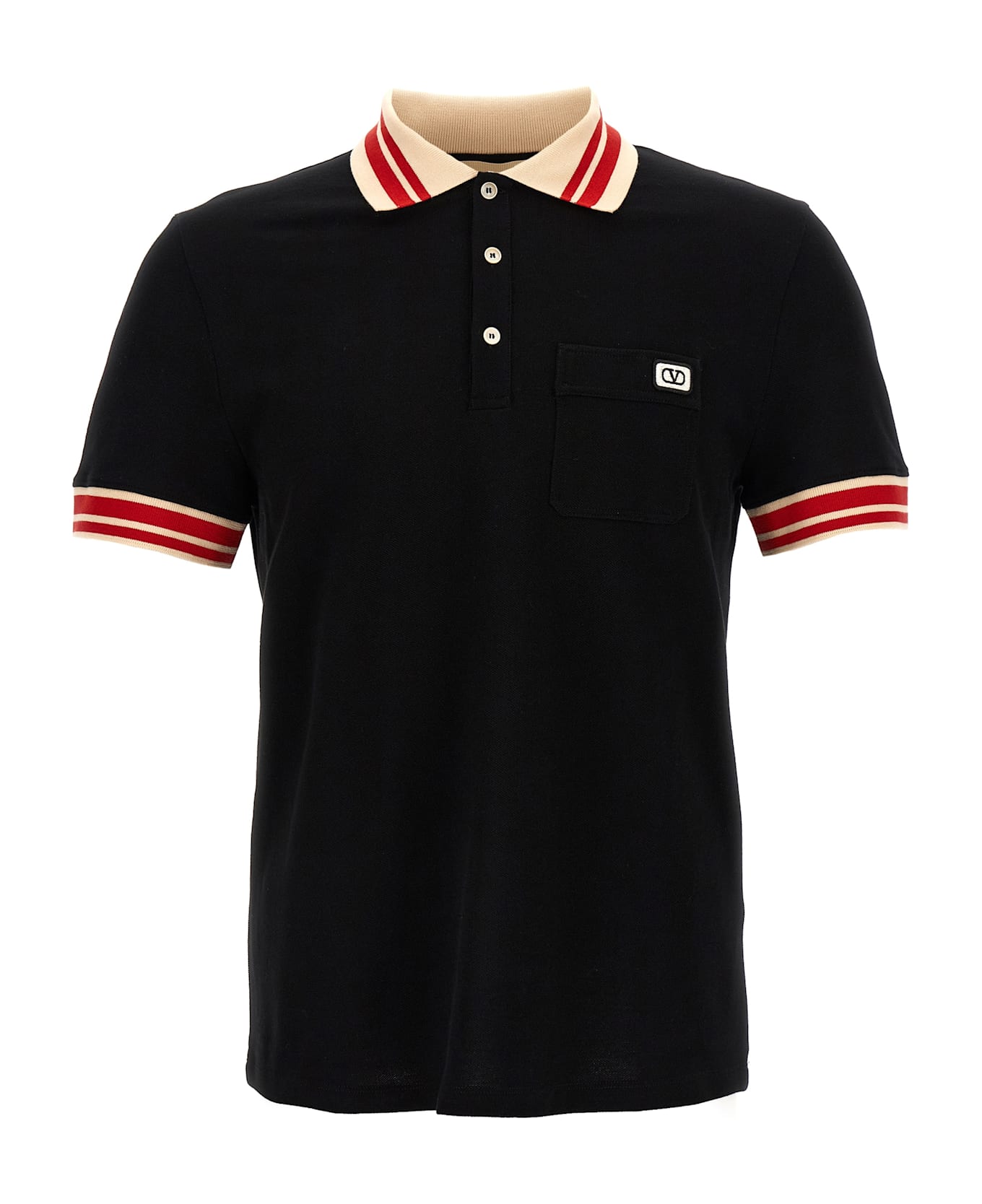 Valentino Garavani Polo Valentino Garavani Vlogo - Black  