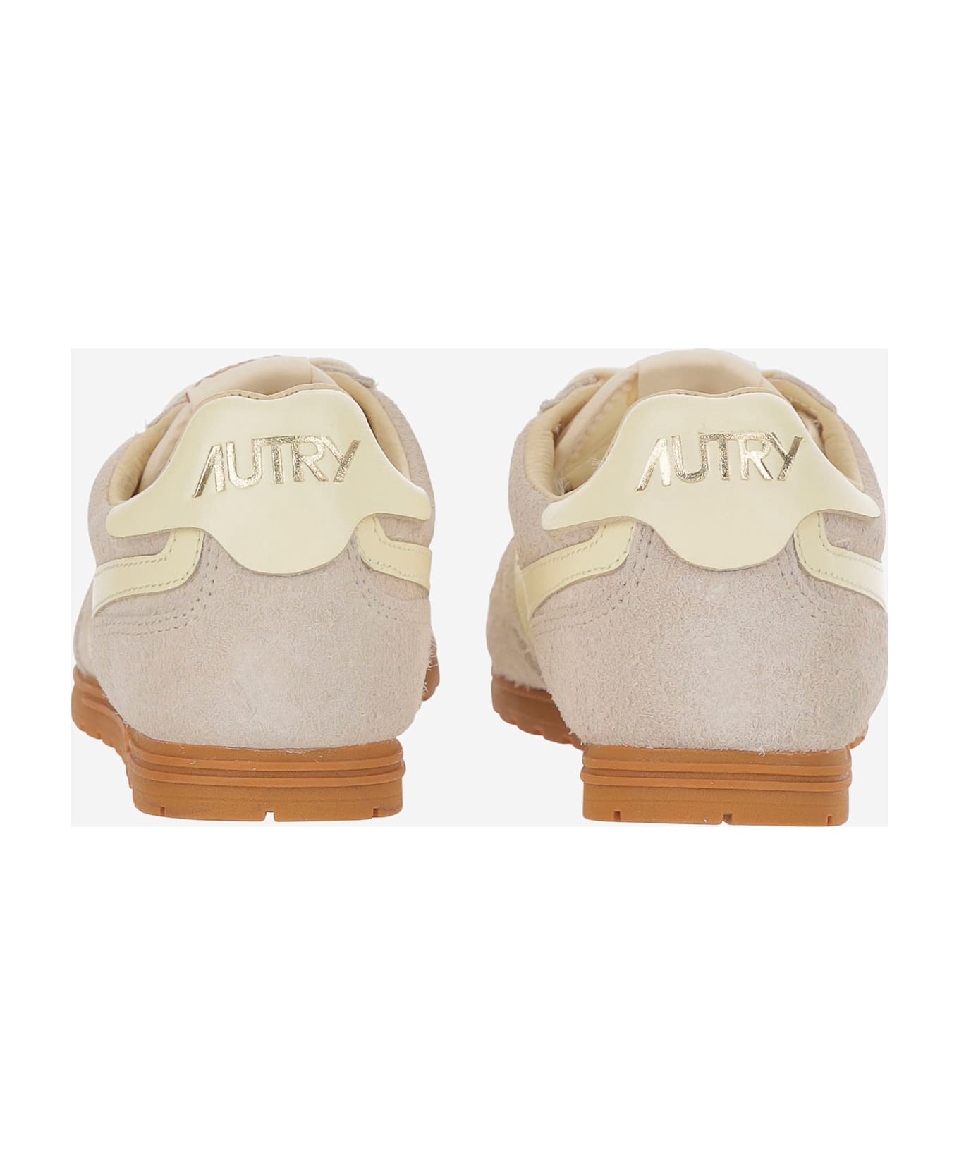 Autry Windspin Leather Sneakers - Suede/leat Wife/rut