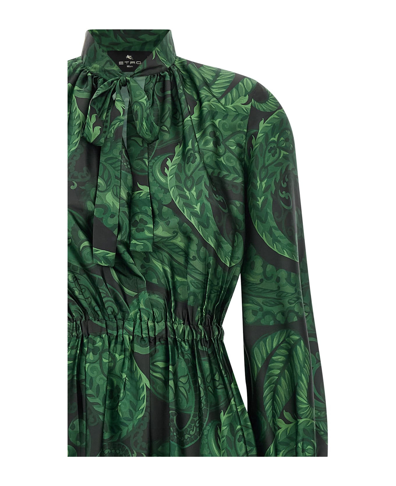 Etro Floral Printed Dress - Green