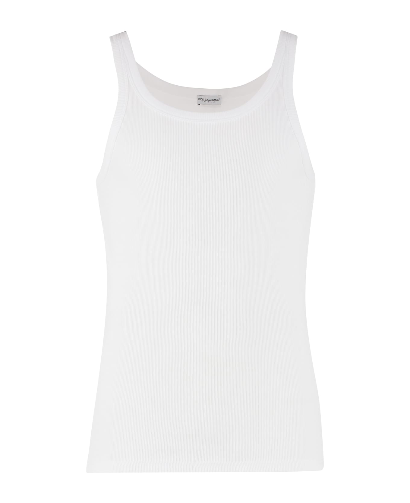 Dolce 
Gabbana Marcello Ribbed Tank Top - BIANCO