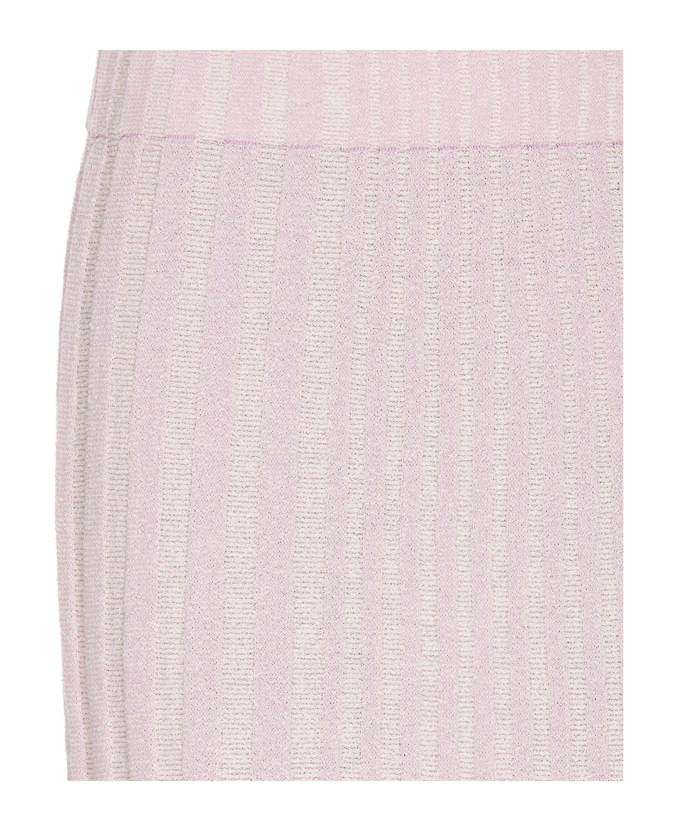 Maison Kitsuné Baby Fox Patch Skirt - Purple