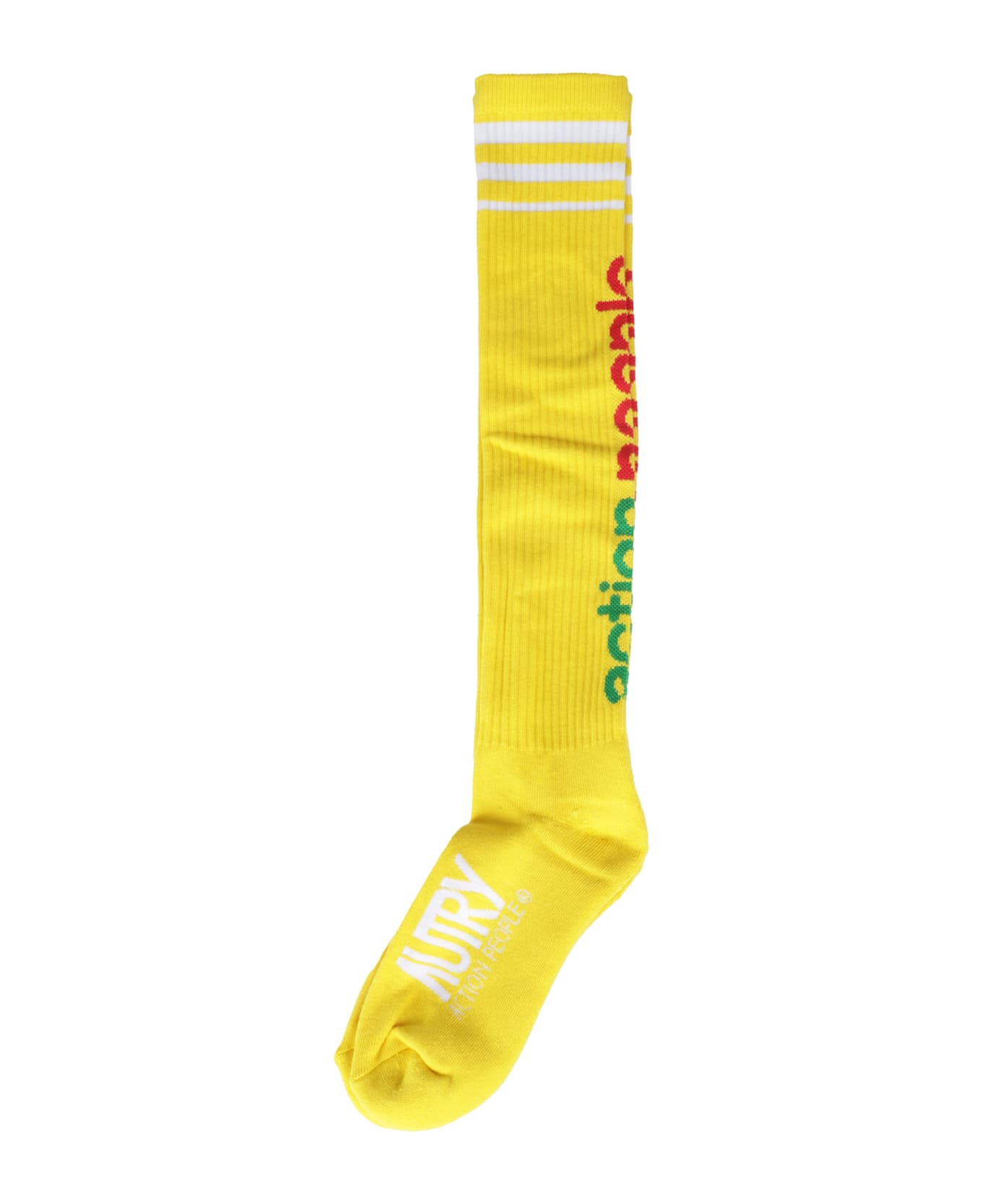 Autry Socks Aerobic Unisex - Yellow 靴下