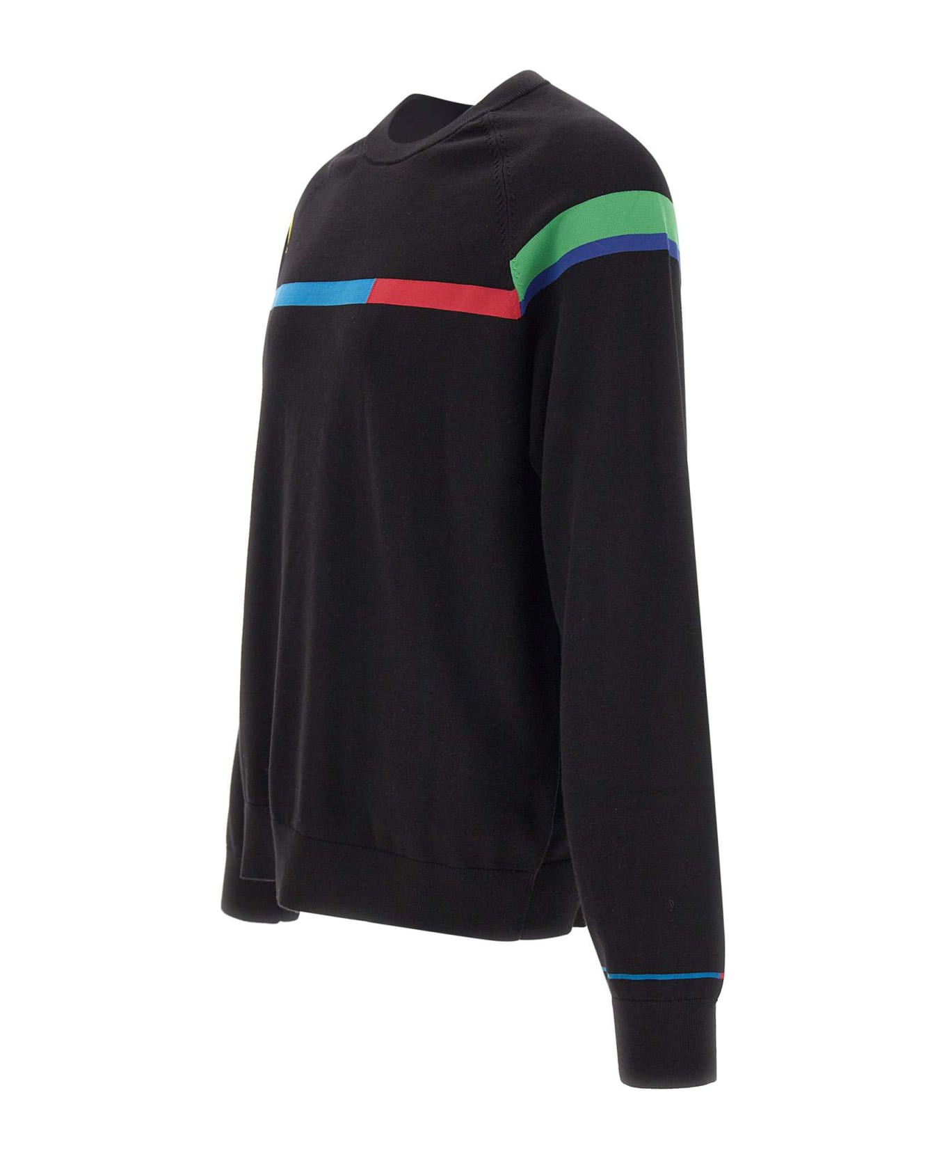 PS by Paul Smith Organic Cotton Sweater - BLACK ニットウェア