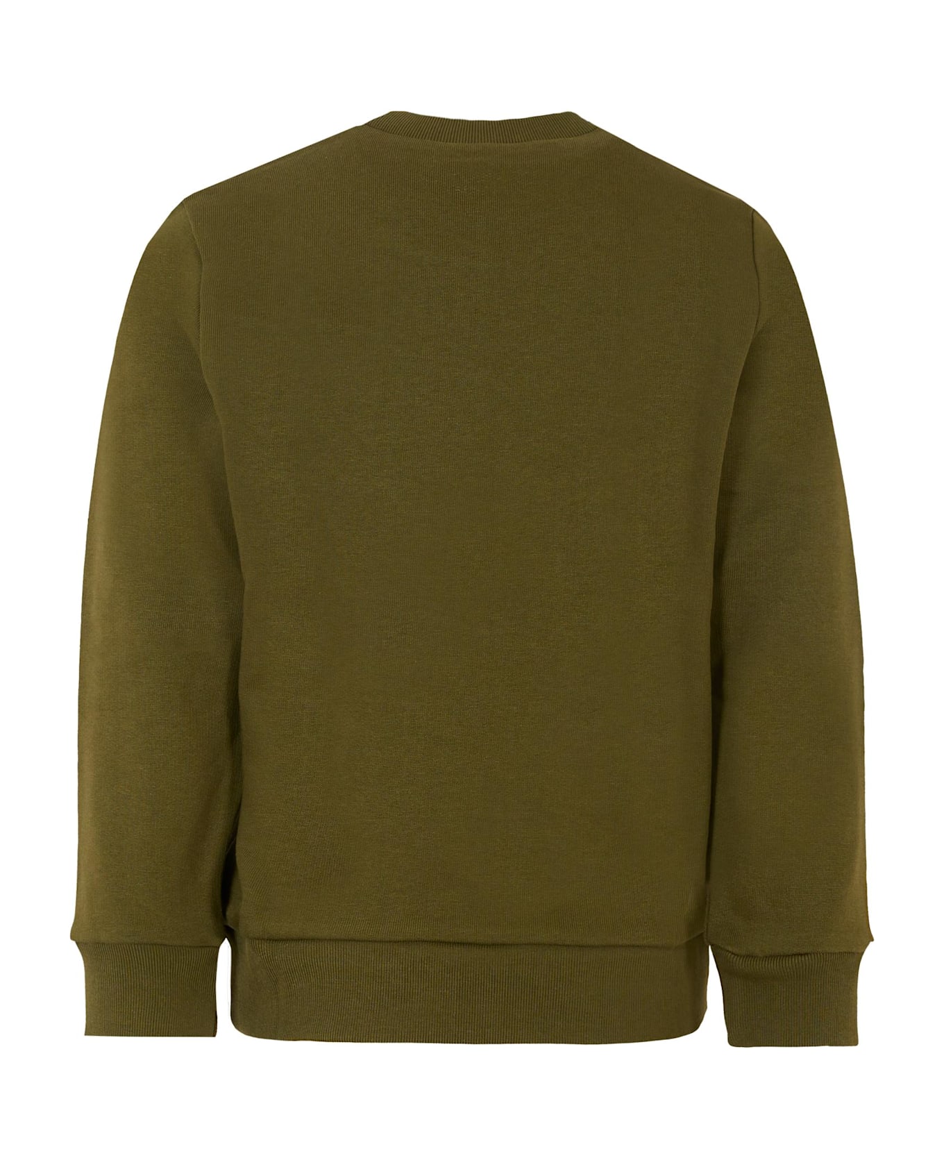 N.21 Green Sweatshirt For Girl With Logo - Green