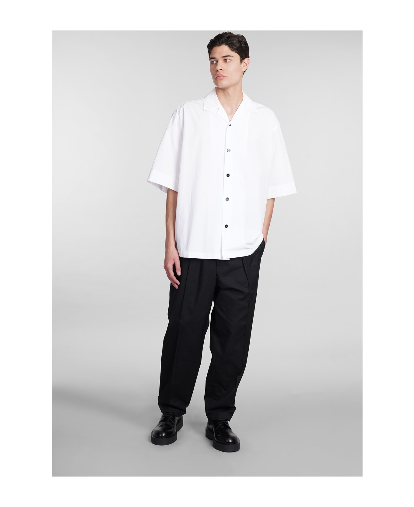 Jil Sander Shirt In White Cotton - white シャツ