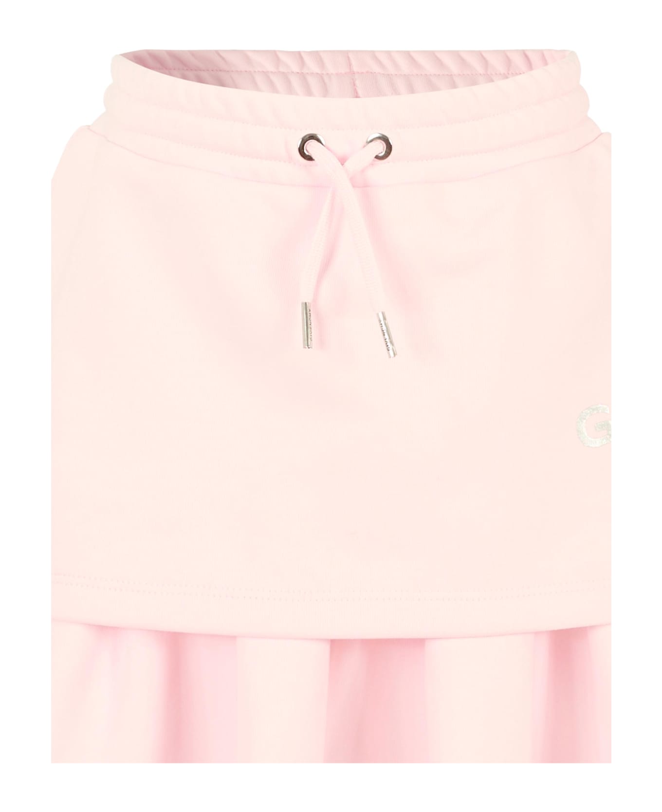Givenchy Pink Skirt For Girl With Logo - Pink
