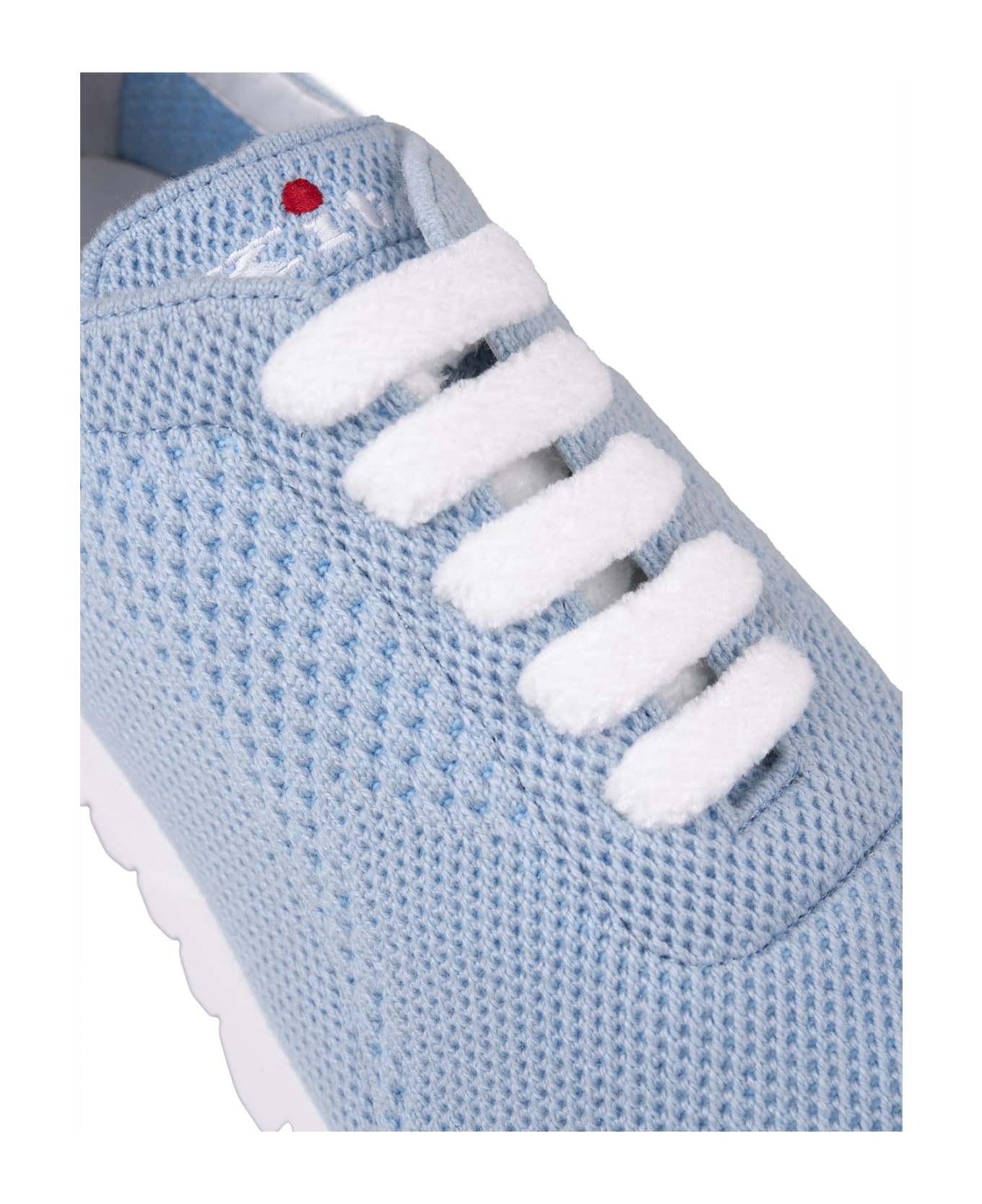 Kiton Light Blue ''fit'' Running Sneakers - Blue