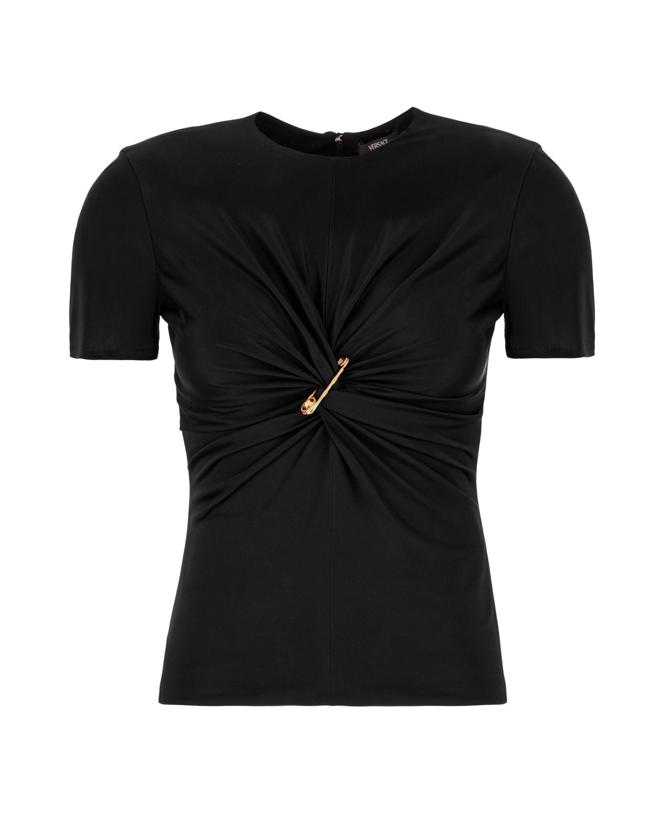 Versace Black Viscose Top - BLACK