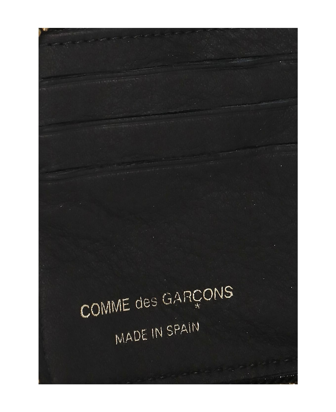 Comme des Garçons Wallet Leather Wallet - Black 財布