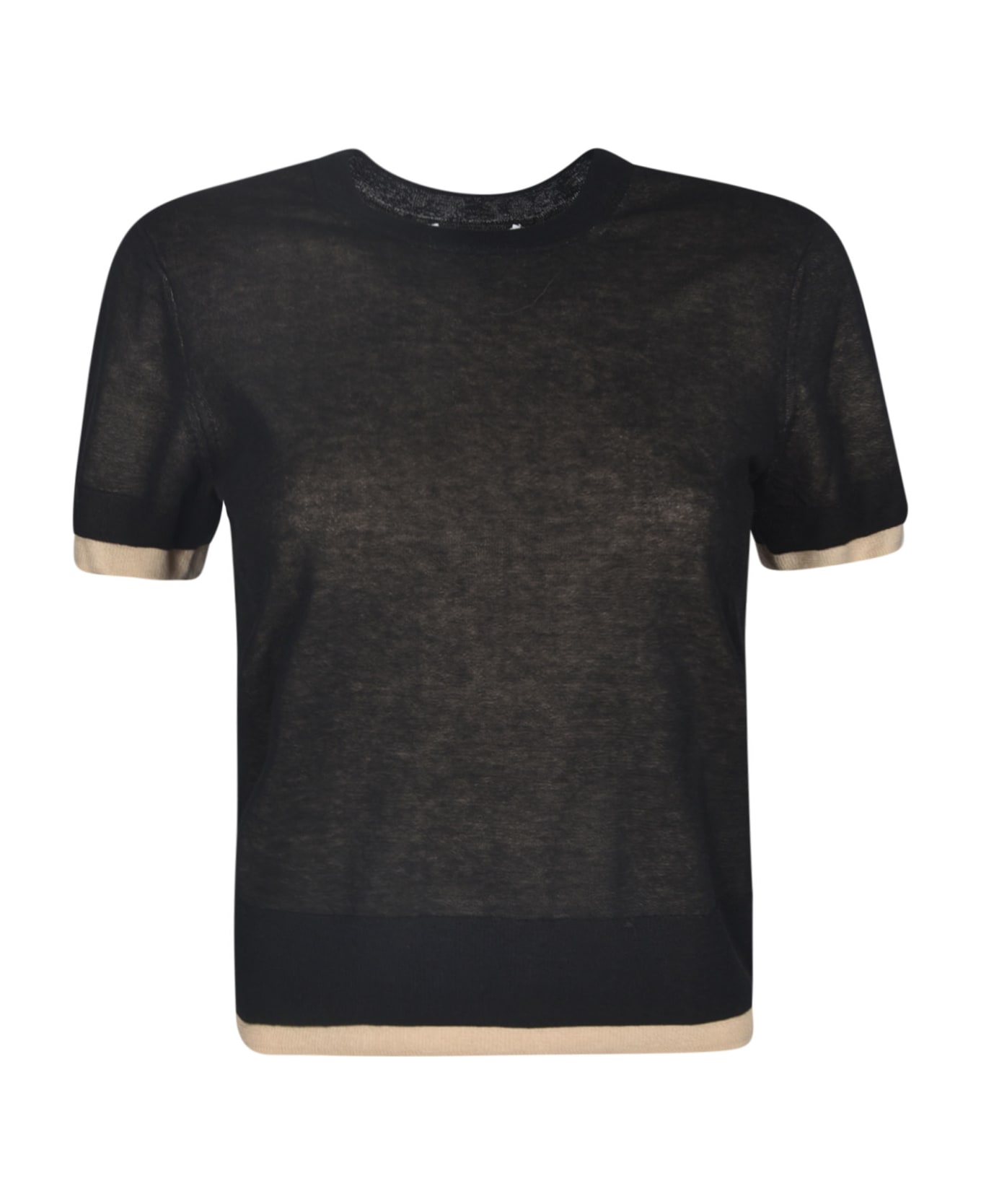 Vince Cropped T-shirt - Nero