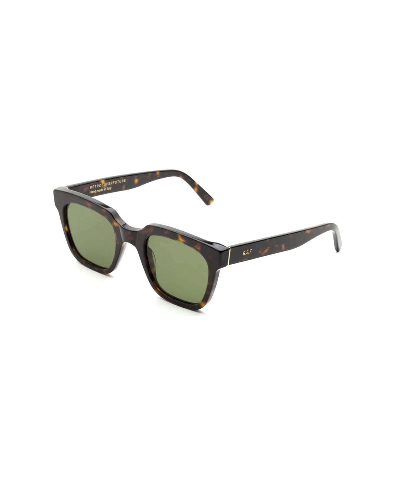 RETROSUPERFUTURE Giusto 3627 Green Sunglasses - Marrone サングラス