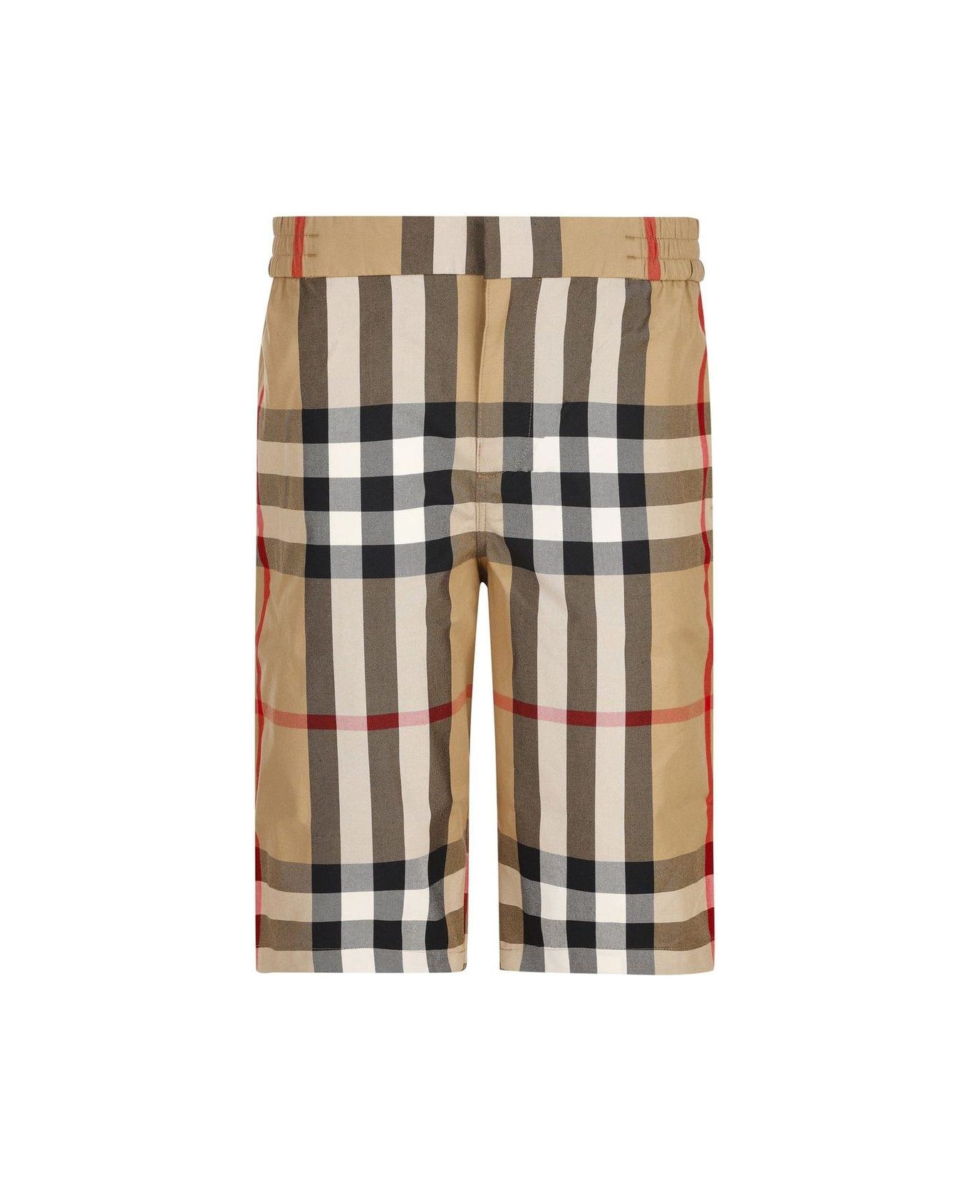 Burberry Checked Shorts - Archive beige ip chk