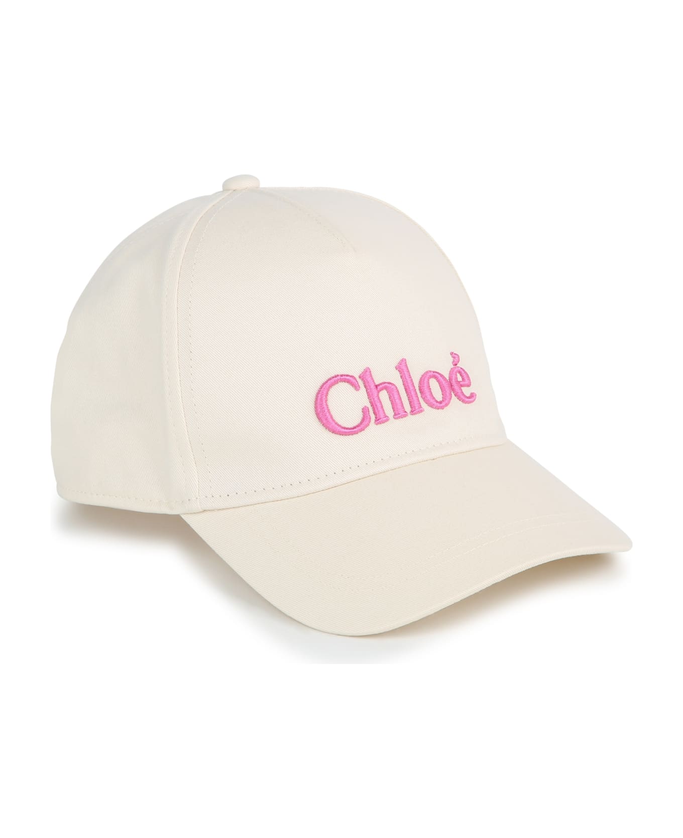 Chloé Baseball Hat With Embroidery - White