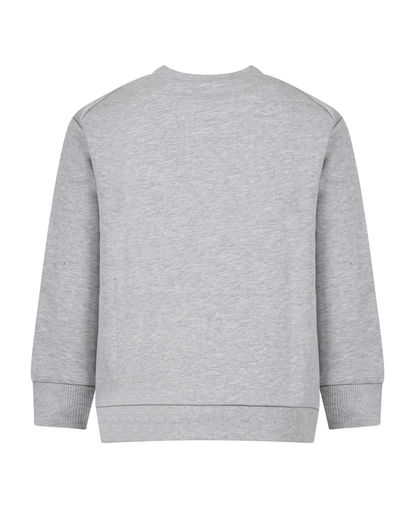 Marni Grey Sweatshirt For Kids With Logo - Grey ニットウェア＆スウェットシャツ