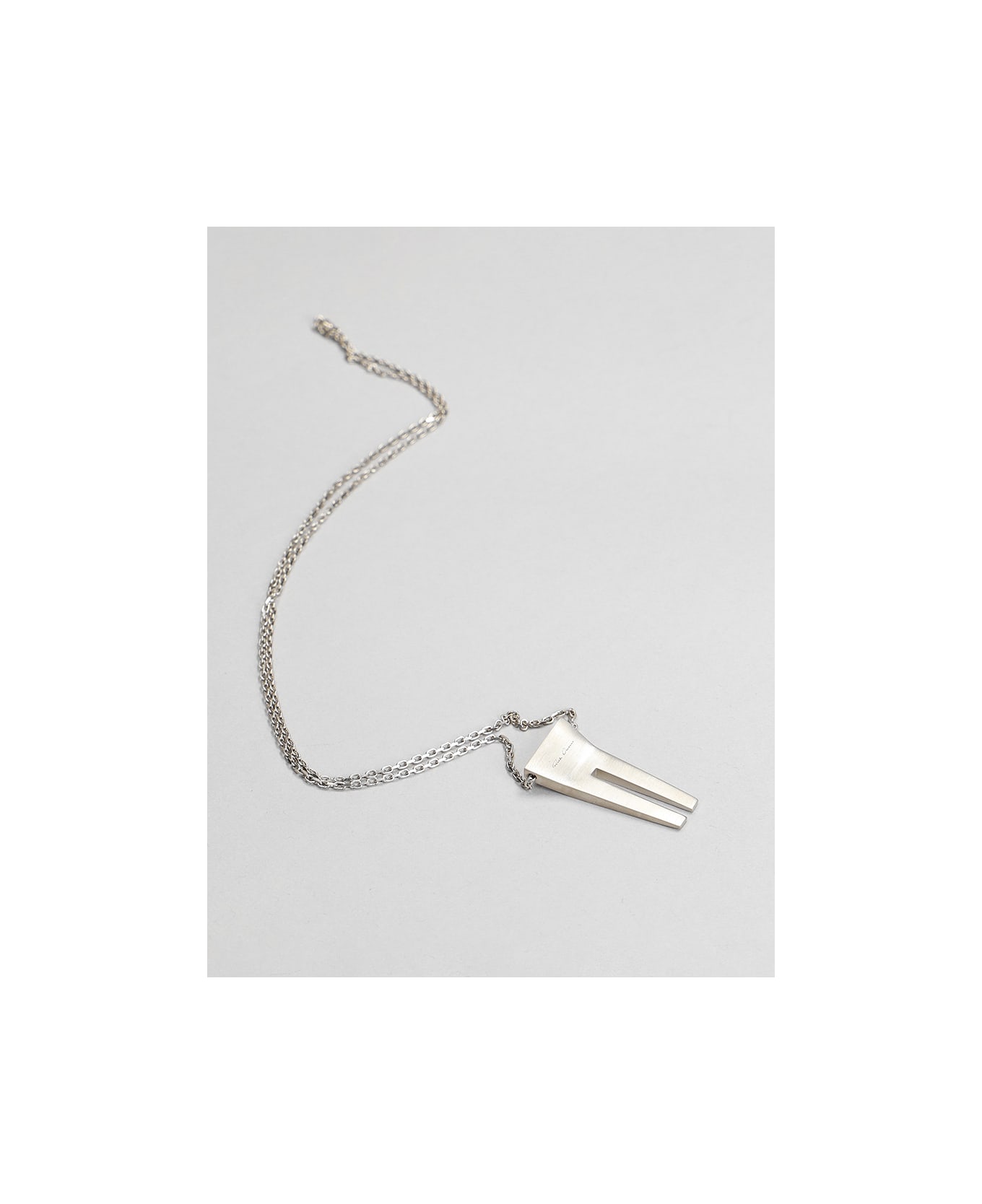Rick Owens In Silver Brass - silver