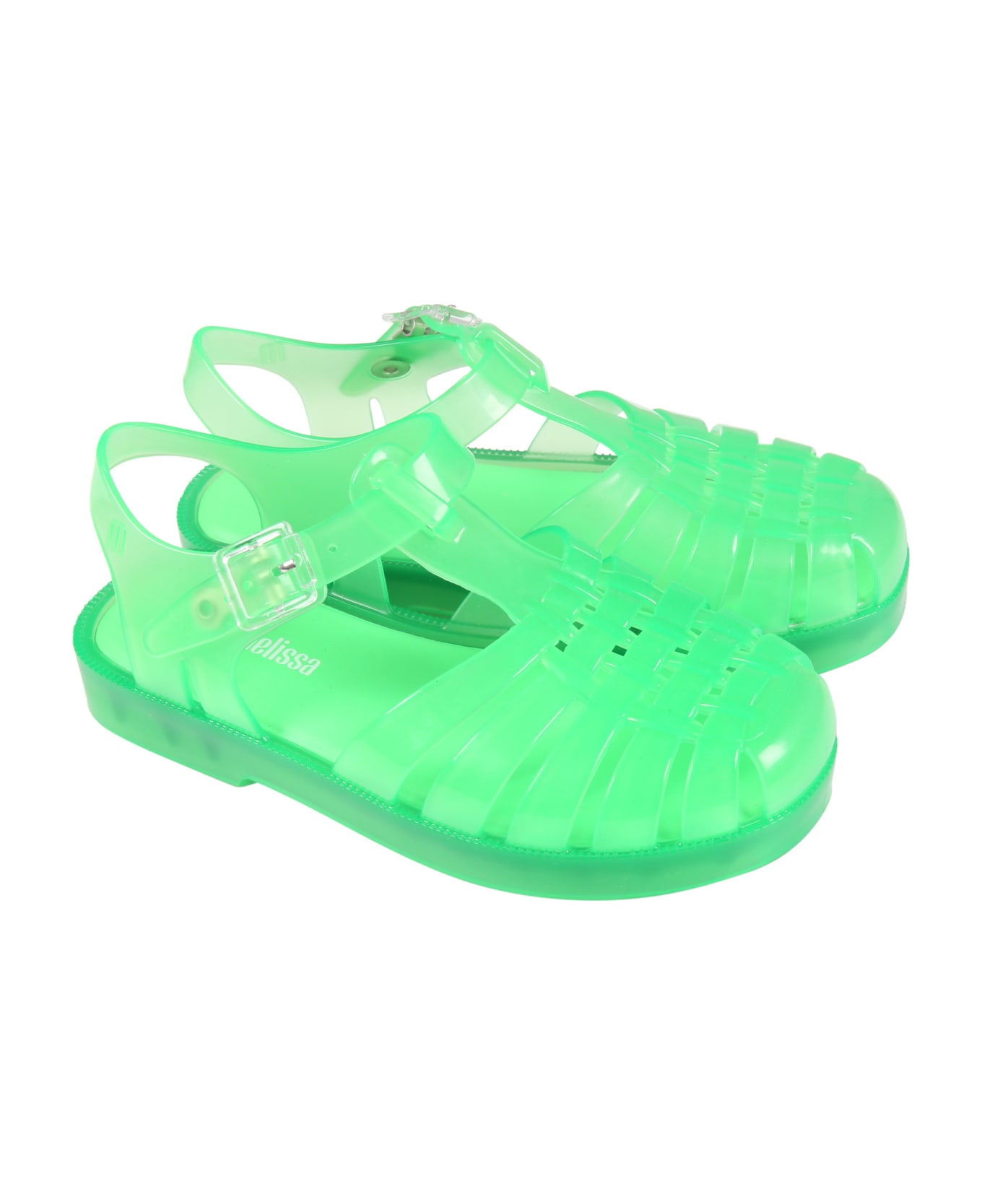 Melissa Green Sandals For Kids - Green