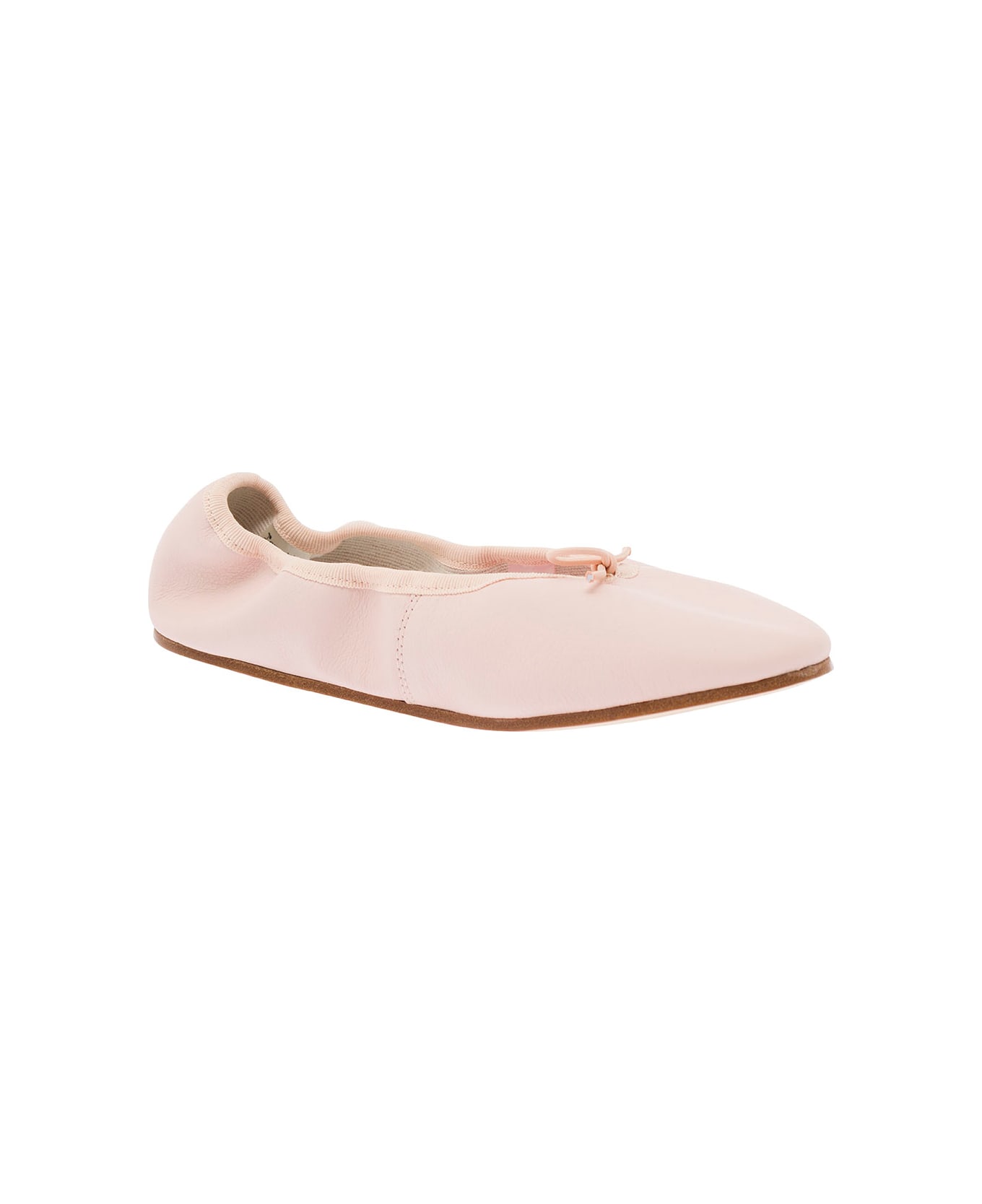 Repetto 'sofia' Pink Ballet Flats With Ribbon In Leather Woman - Pink