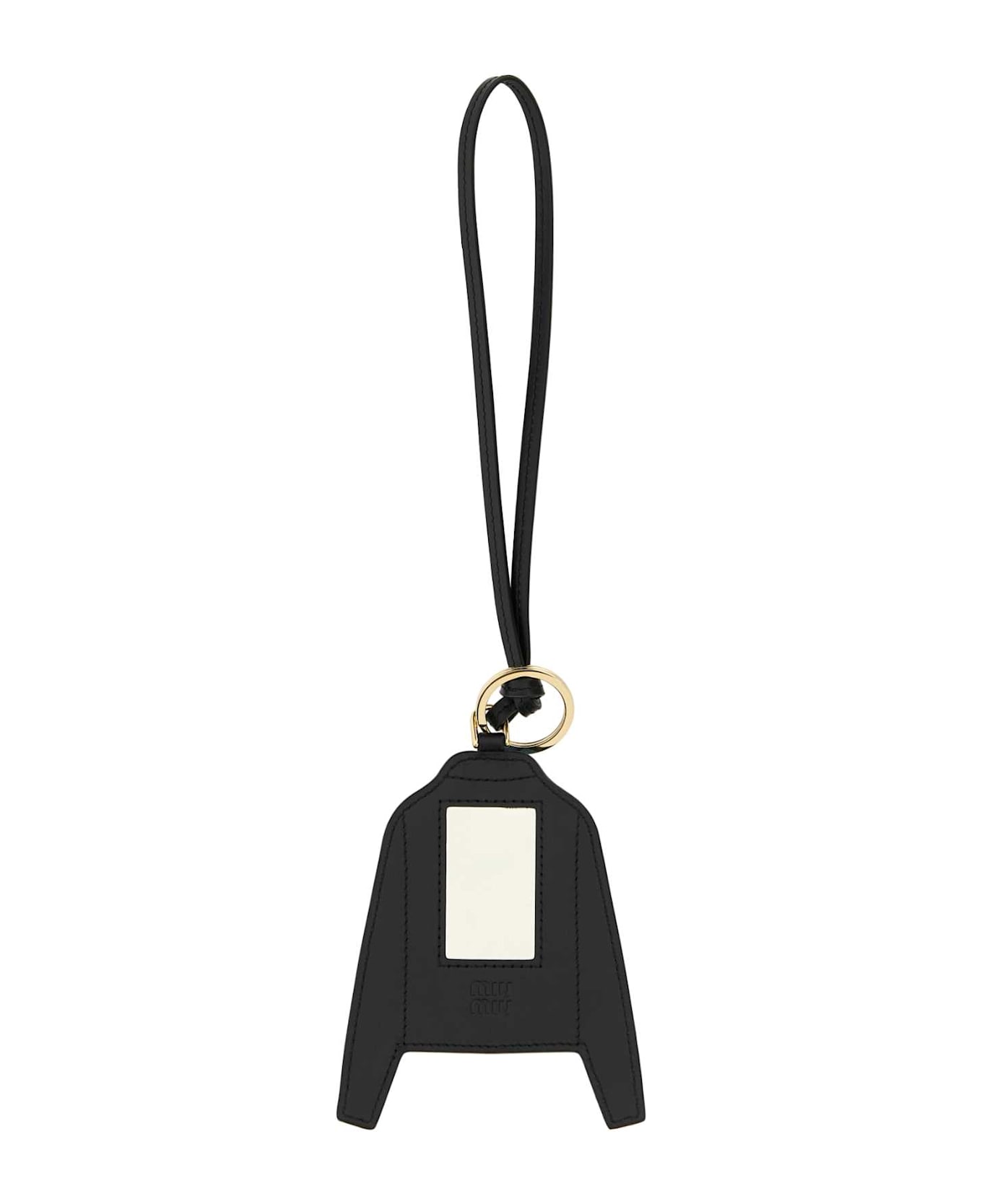 Miu Miu Cerulean Blue Leather Keyring - PERVINCA
