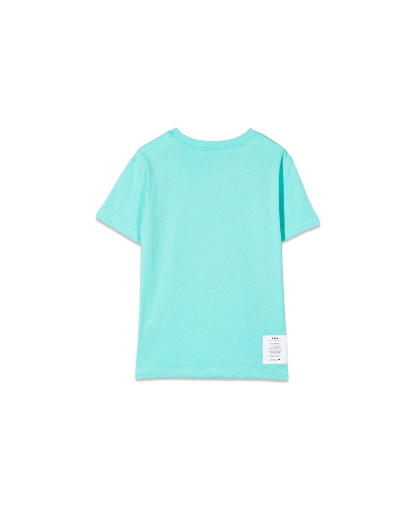 MSGM Organic Jersey T-shirt - BABY BLUE