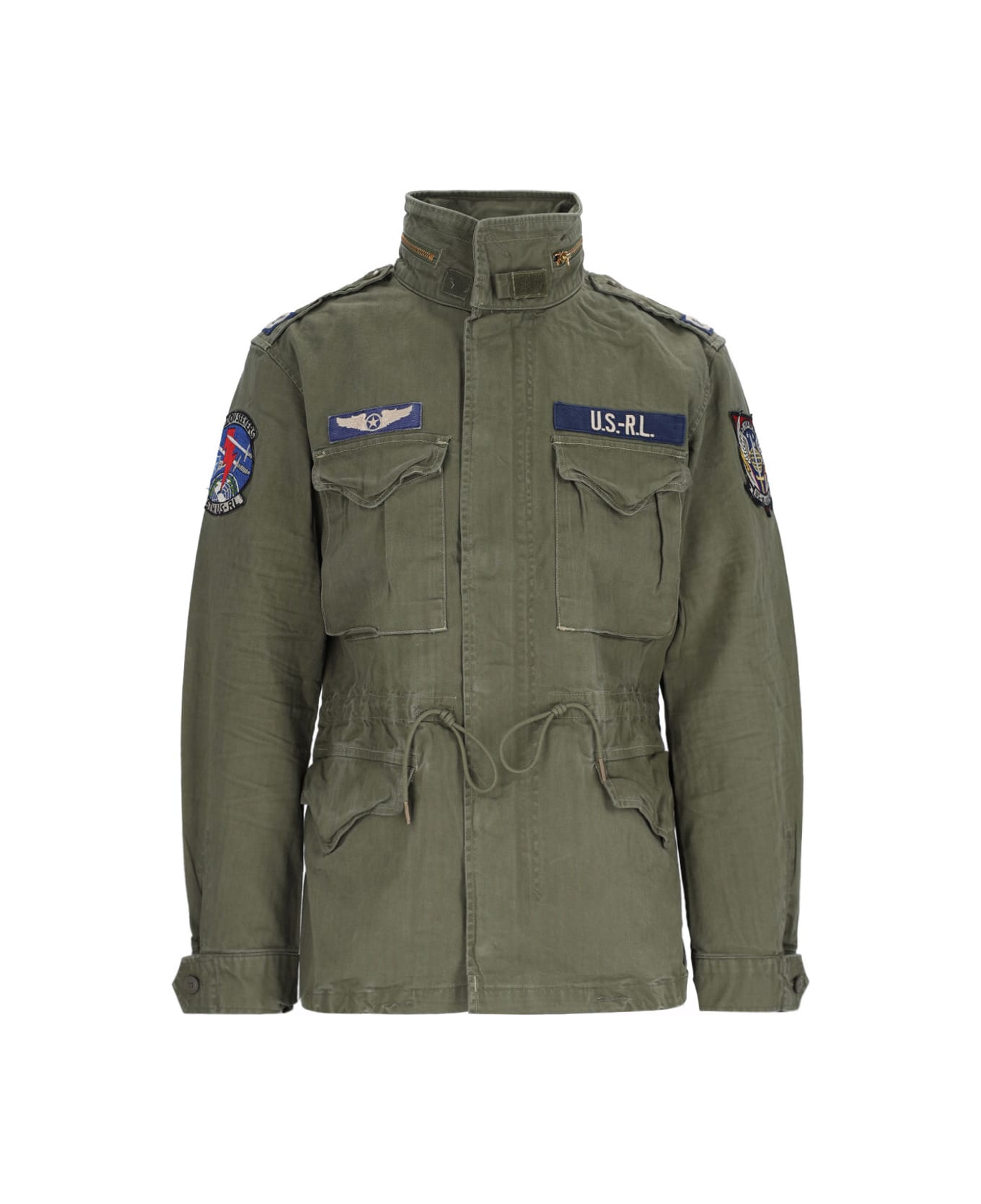 Polo Ralph Lauren Military Jacket With Patch - Green