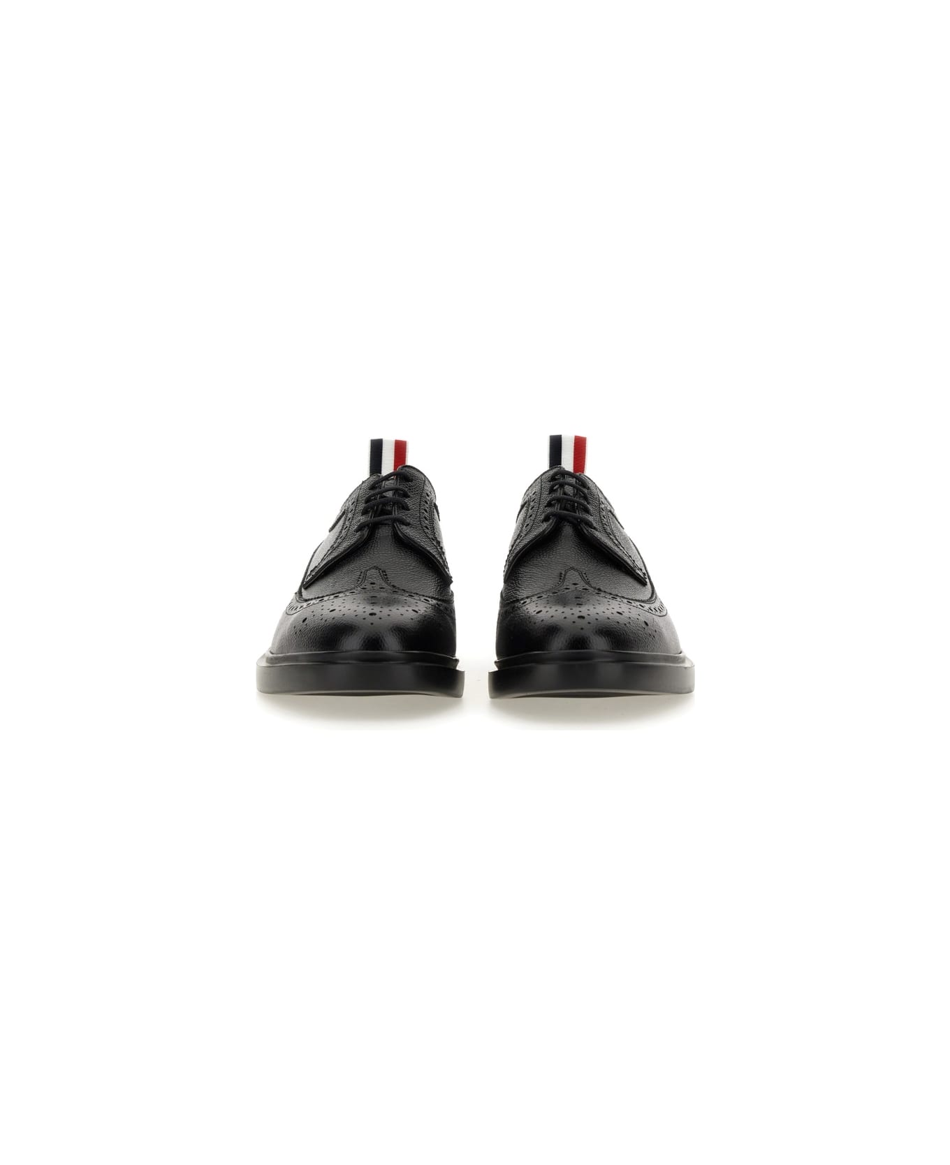 Thom Browne Lace-up Longwing Brogue - BLACK