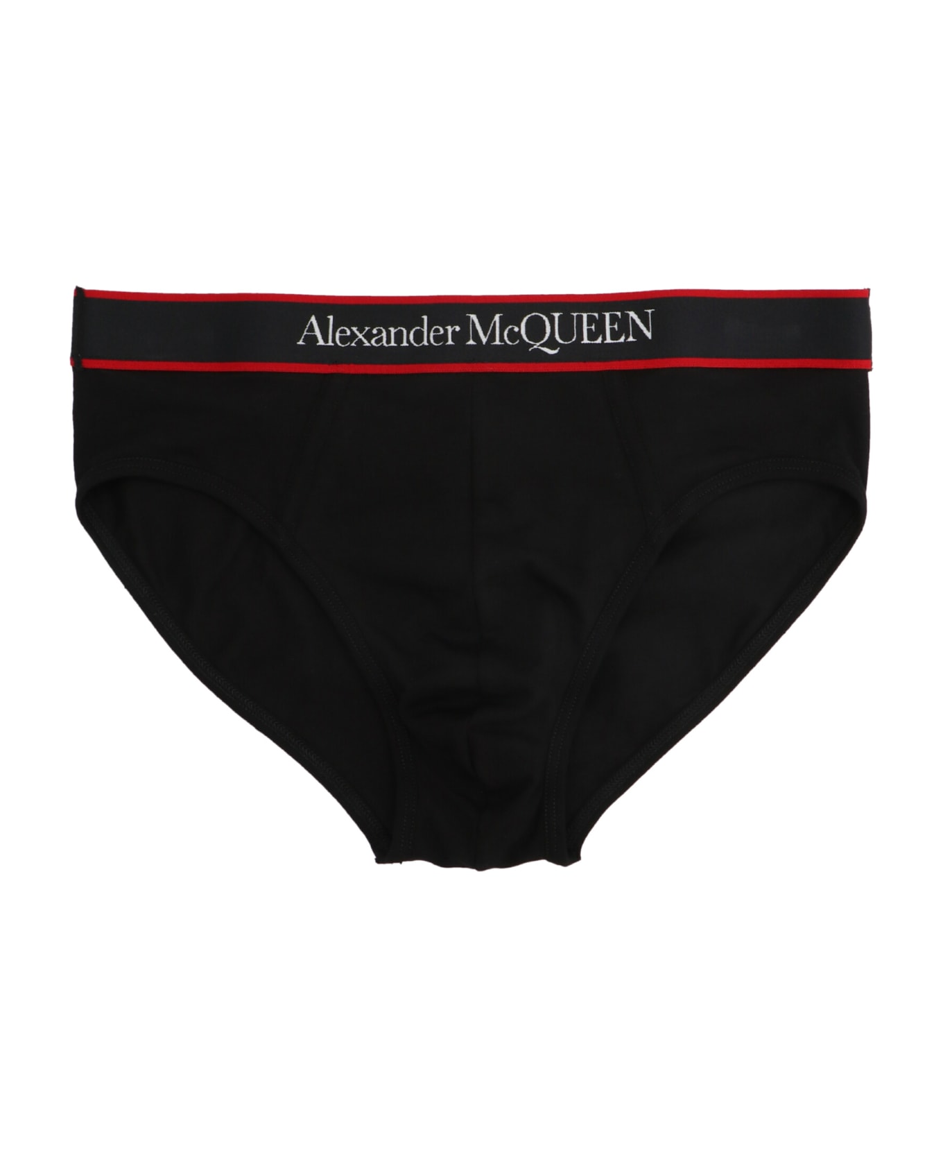 Alexander McQueen Logo Briefs - Nero