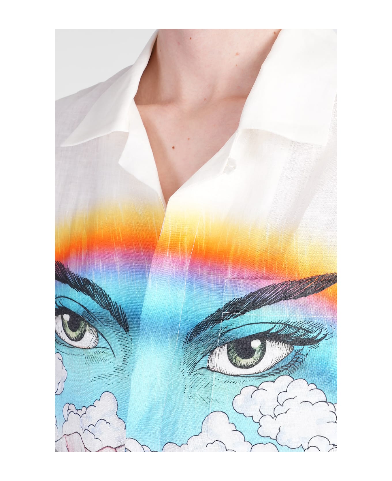 Casablanca Shirt In Multicolor Silk - multicolor