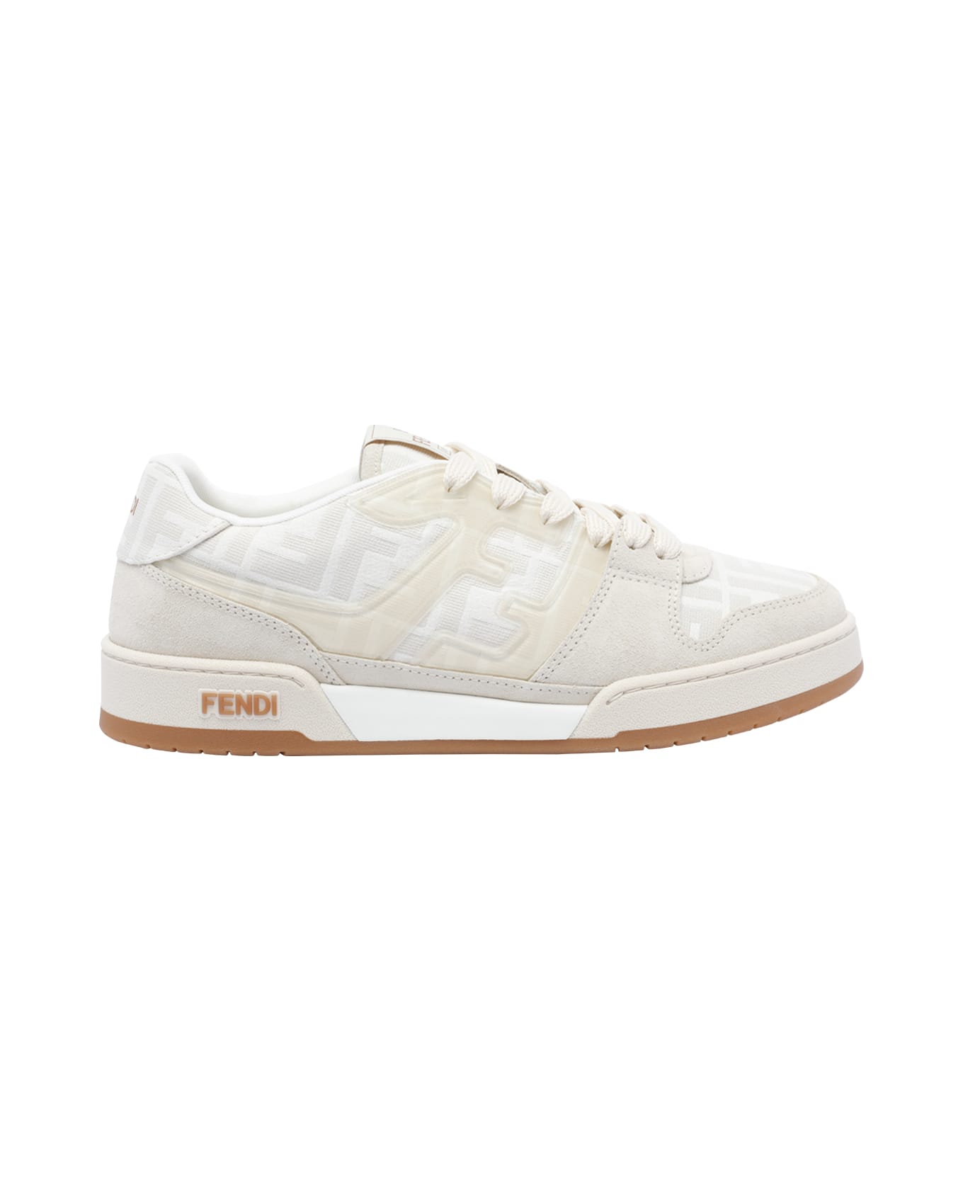 FENDI☆25SS MATCH カーフレザー ロゴデザイン スニーカー Fendi Match Sneakers | italist
