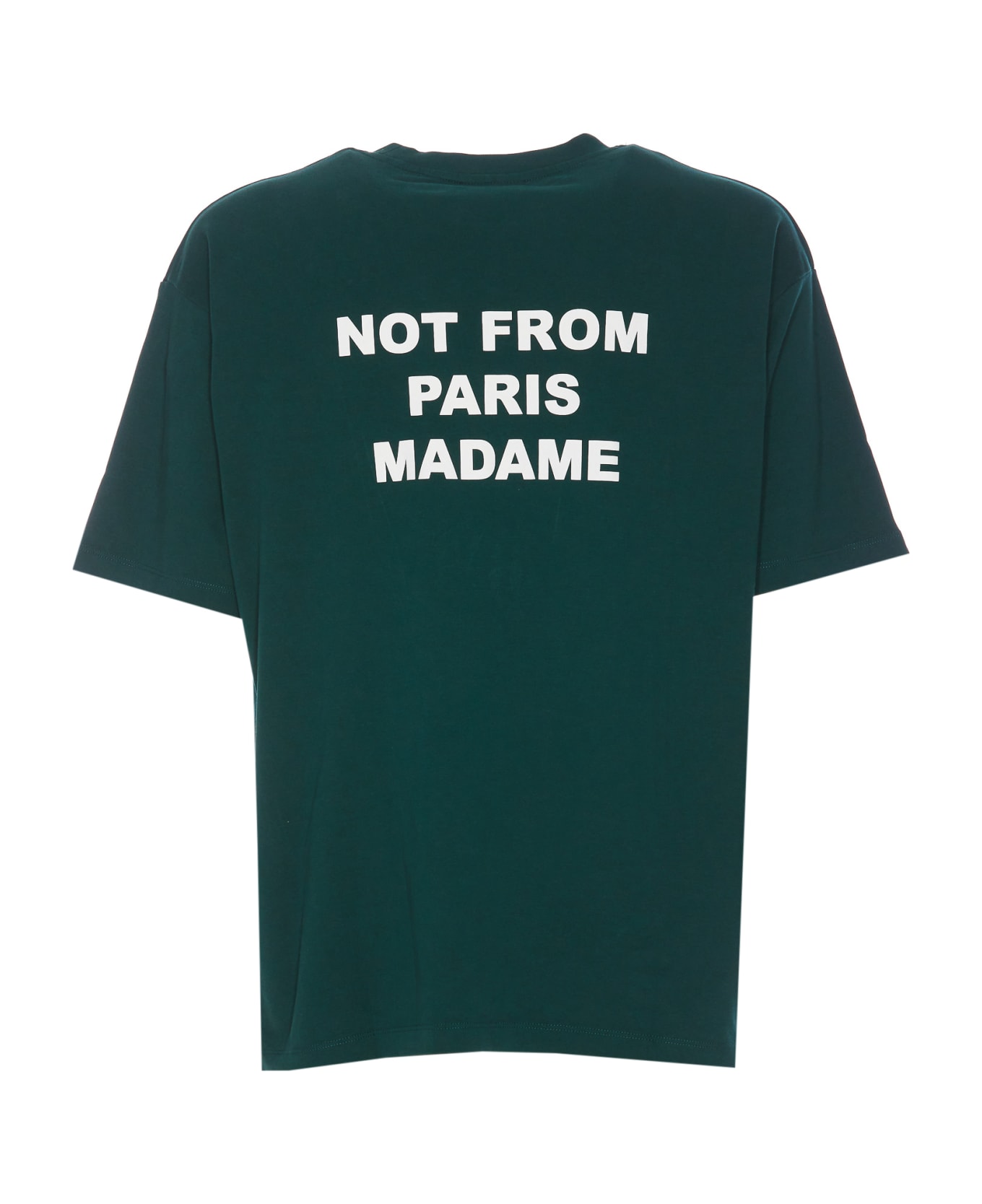 Drôle de Monsieur Slogan T-shirt - Green