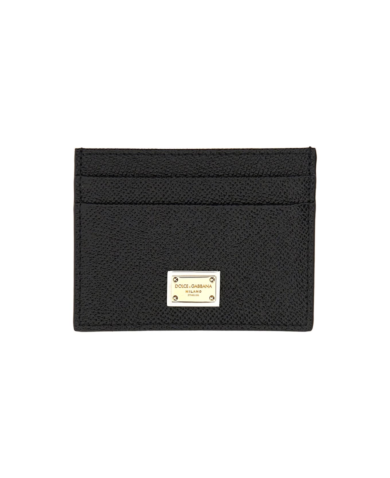 Dolce 
Gabbana Leather Card Holder - BLACK