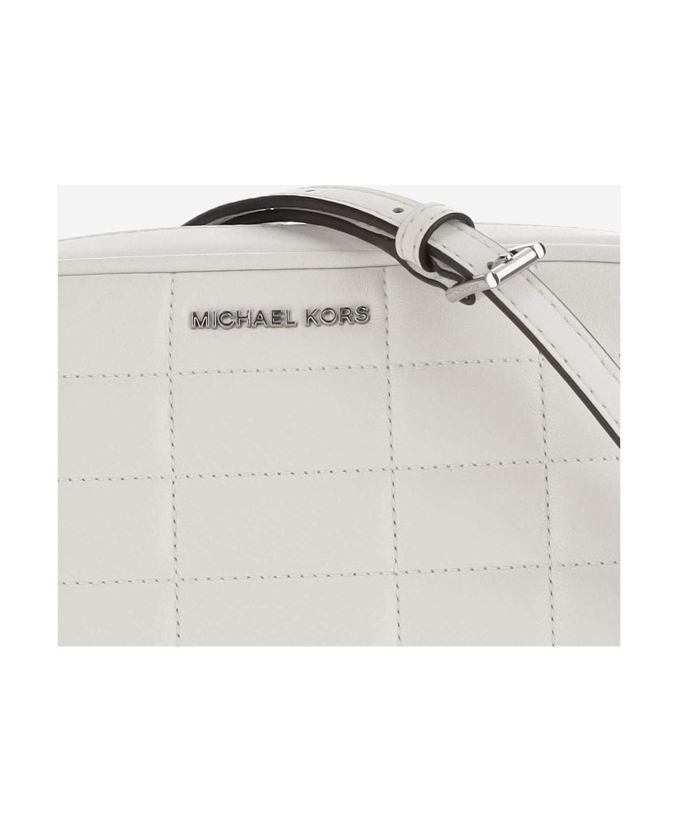 Michael Kors Camera Bag Jet Set - White ショルダーバッグ