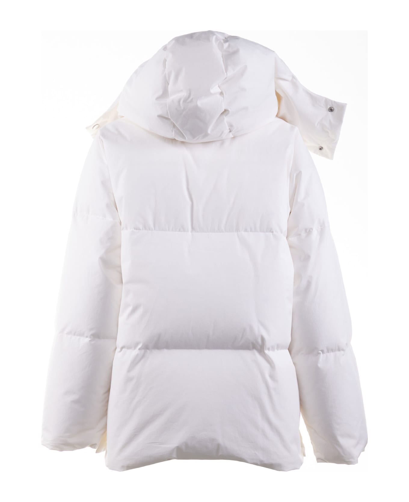 Bottega Veneta Puffer Jacket In Cotton - CHALK
