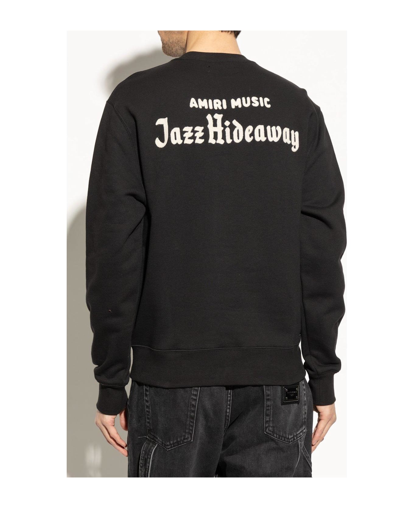 Logo Patch Crewneck Sweatshirt - Thumbnail 4