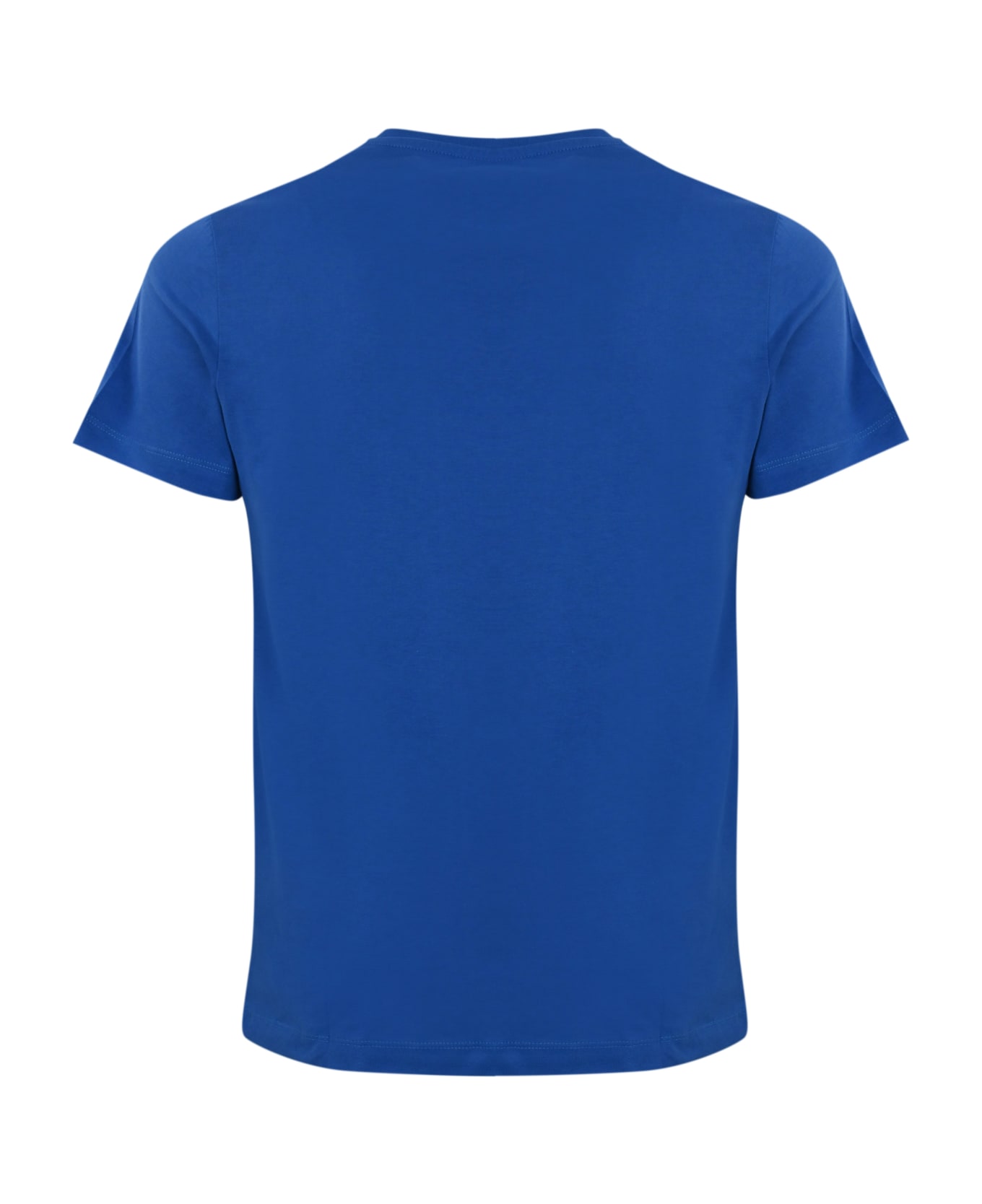 K-Way T-shirt With Logo - Blue royal marine
