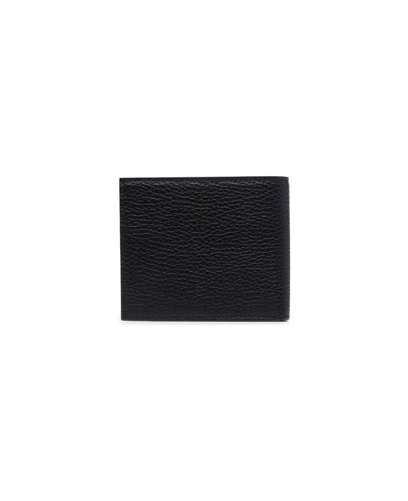 Emporio Armani Bi-fold Wallet - Lt Grey Black 財布