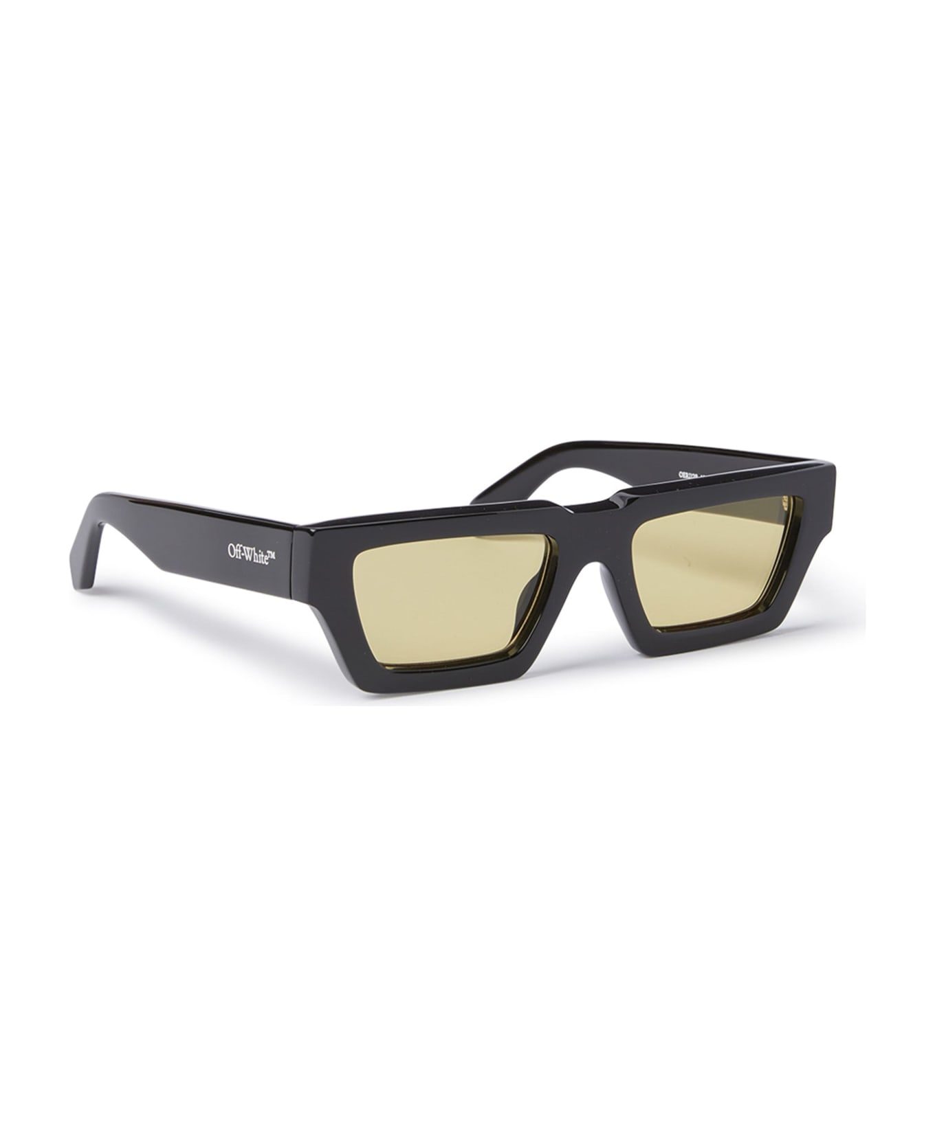 Off-White Manchester - Black / Yellow Sunglasses - Black サングラス