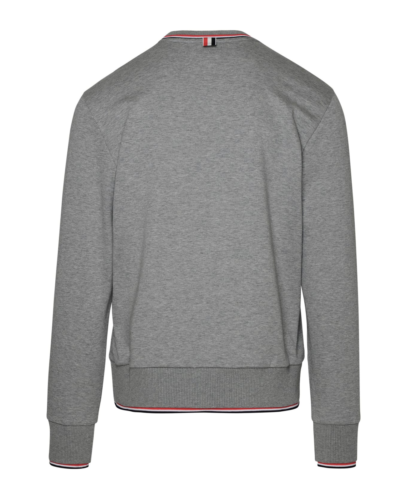Thom Browne Gray Cotton Sweatshirt - GREY
