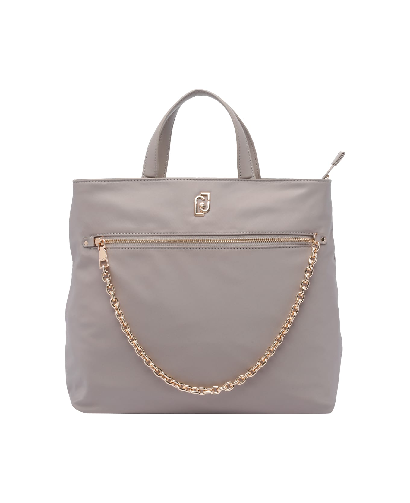 Liu-Jo Logo Handbag - Beige