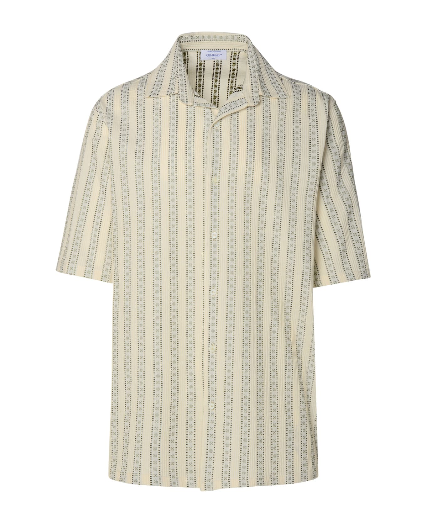 Off-White Short Sleeve Bowling Shirt - Beige シャツ