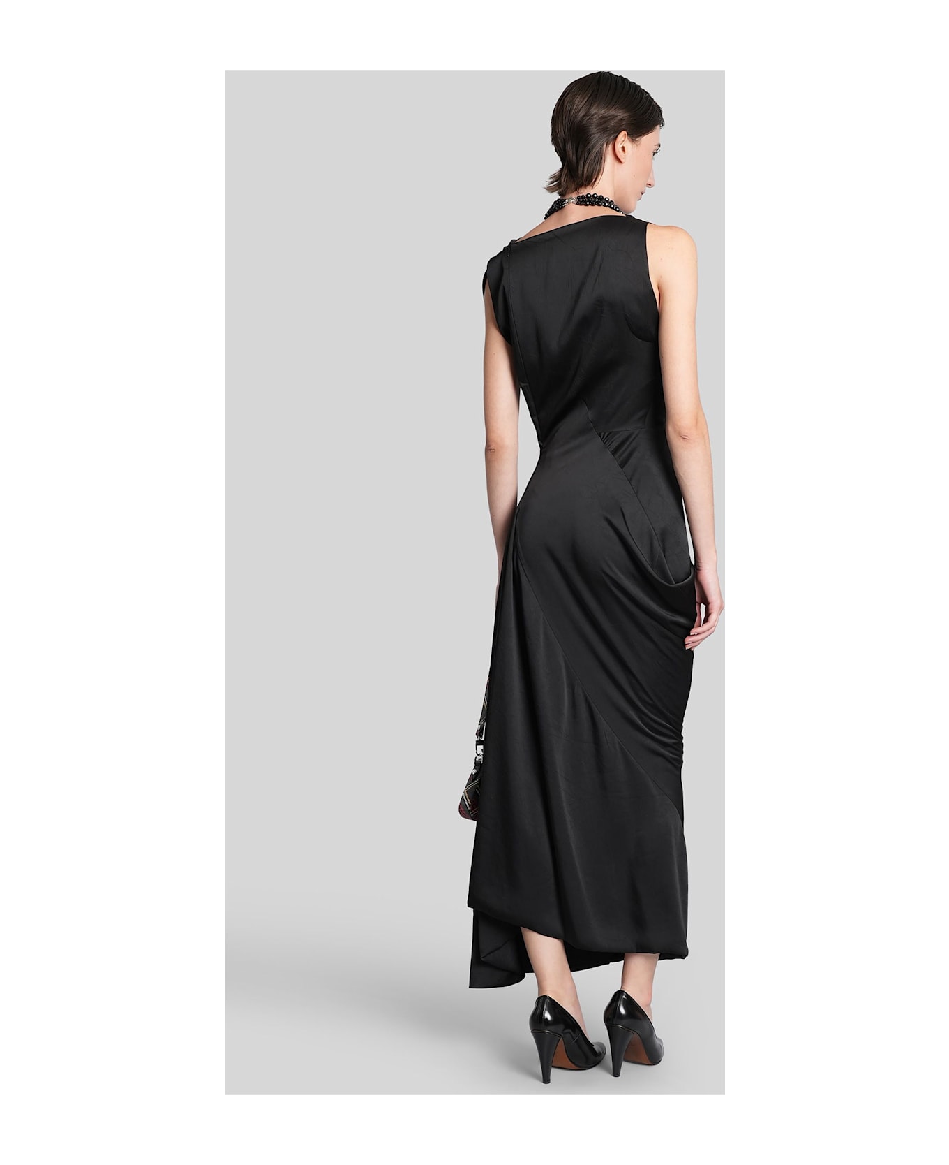 Vivienne Westwood Long Dress In Black Polyester - black