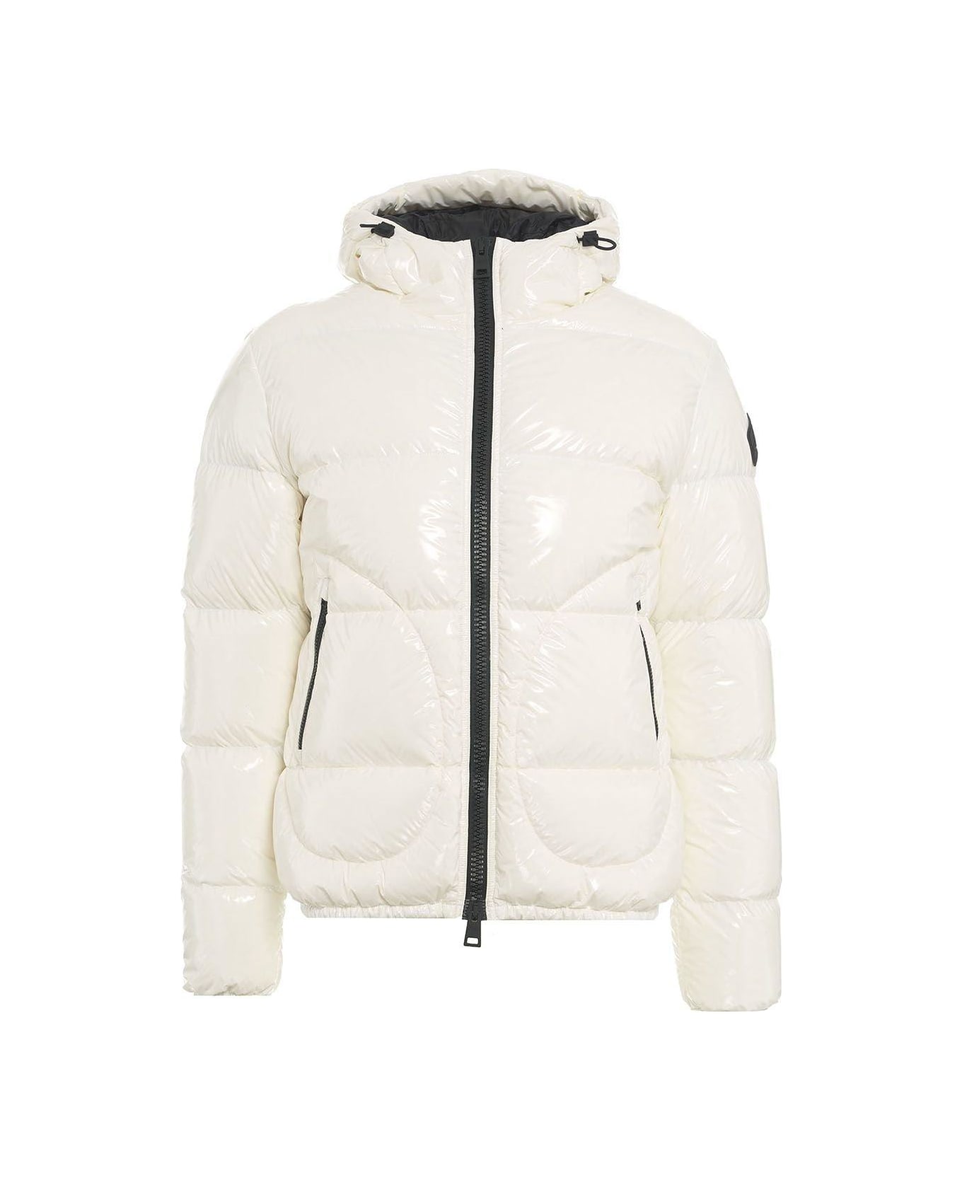 Herno Zip-up Hooded Jacket - Bianco