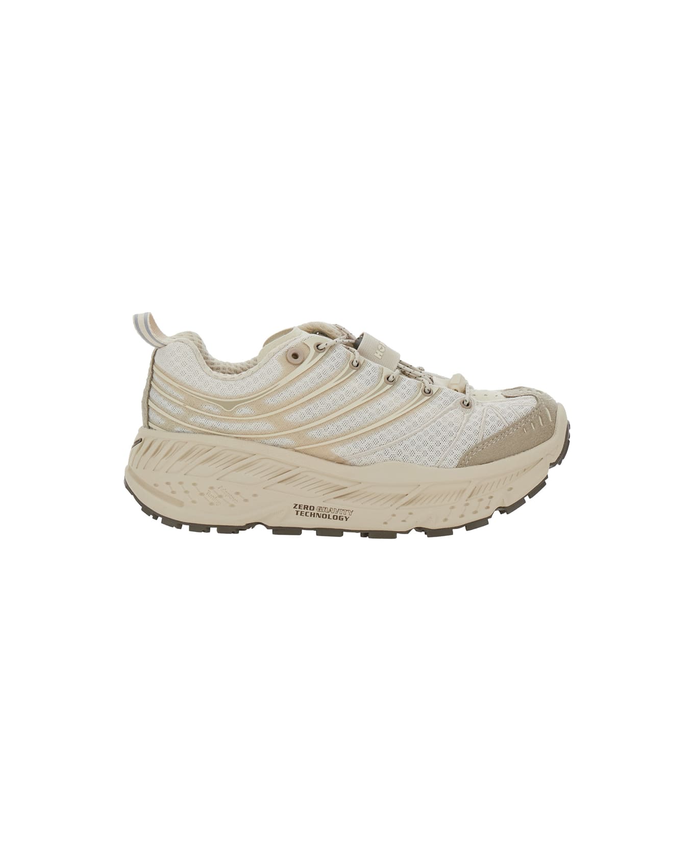 Hoka 
stinson Evo Og
 Beige Sneakers With Drawstring Closure And Logo Patch On The Tongue In Tech Fabric Unisex - Beige