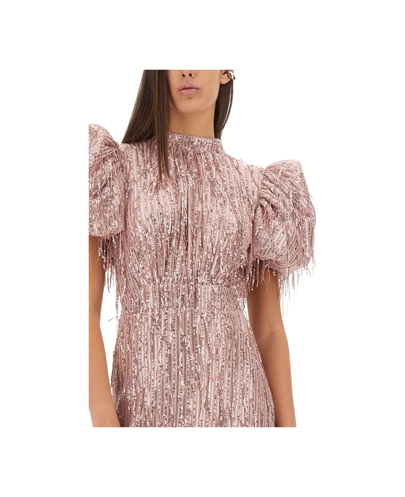 Rotate by Birger Christensen Mini Dress With Bangs - Non definito