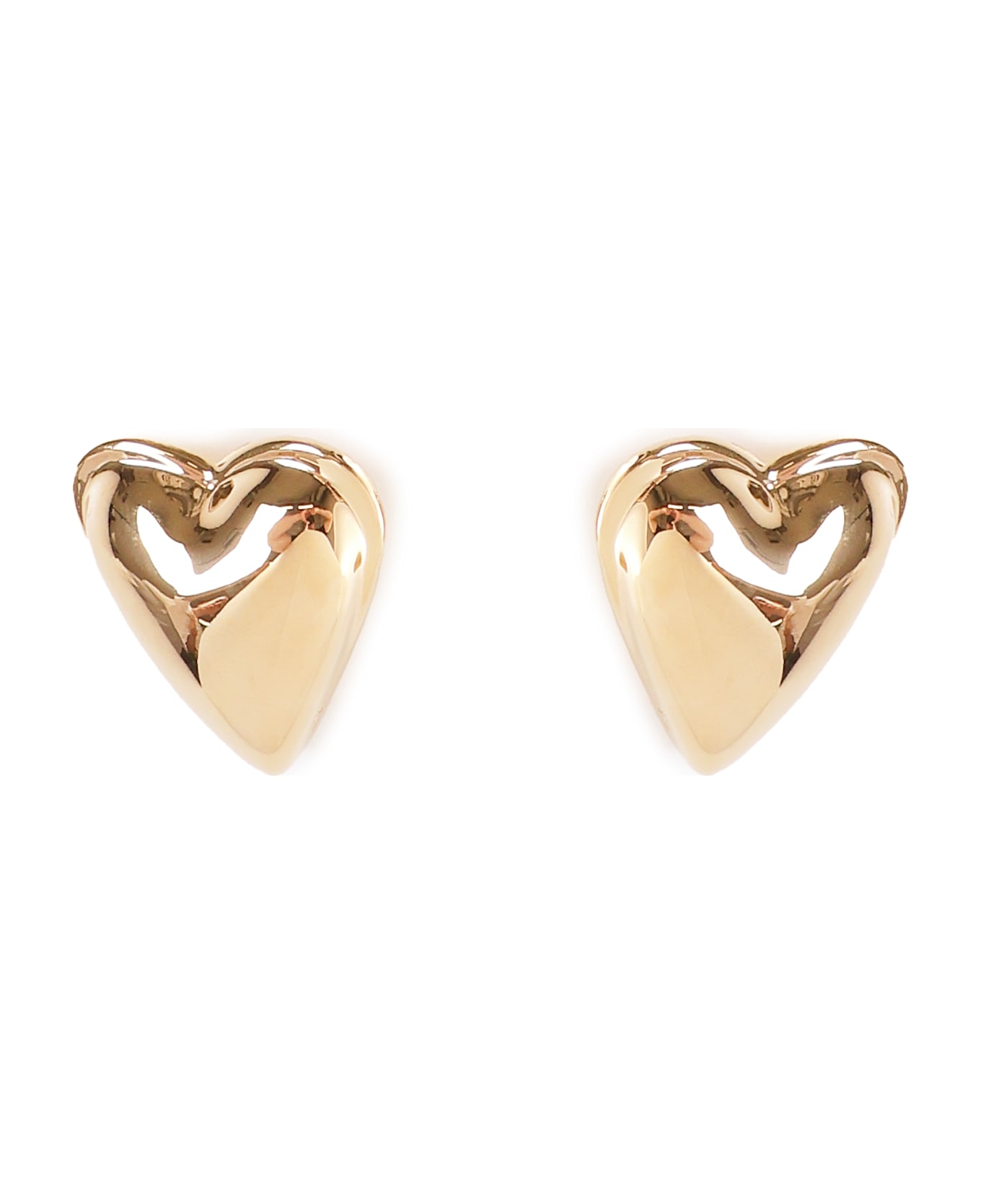 Alaia Hearts Earrings - Golden