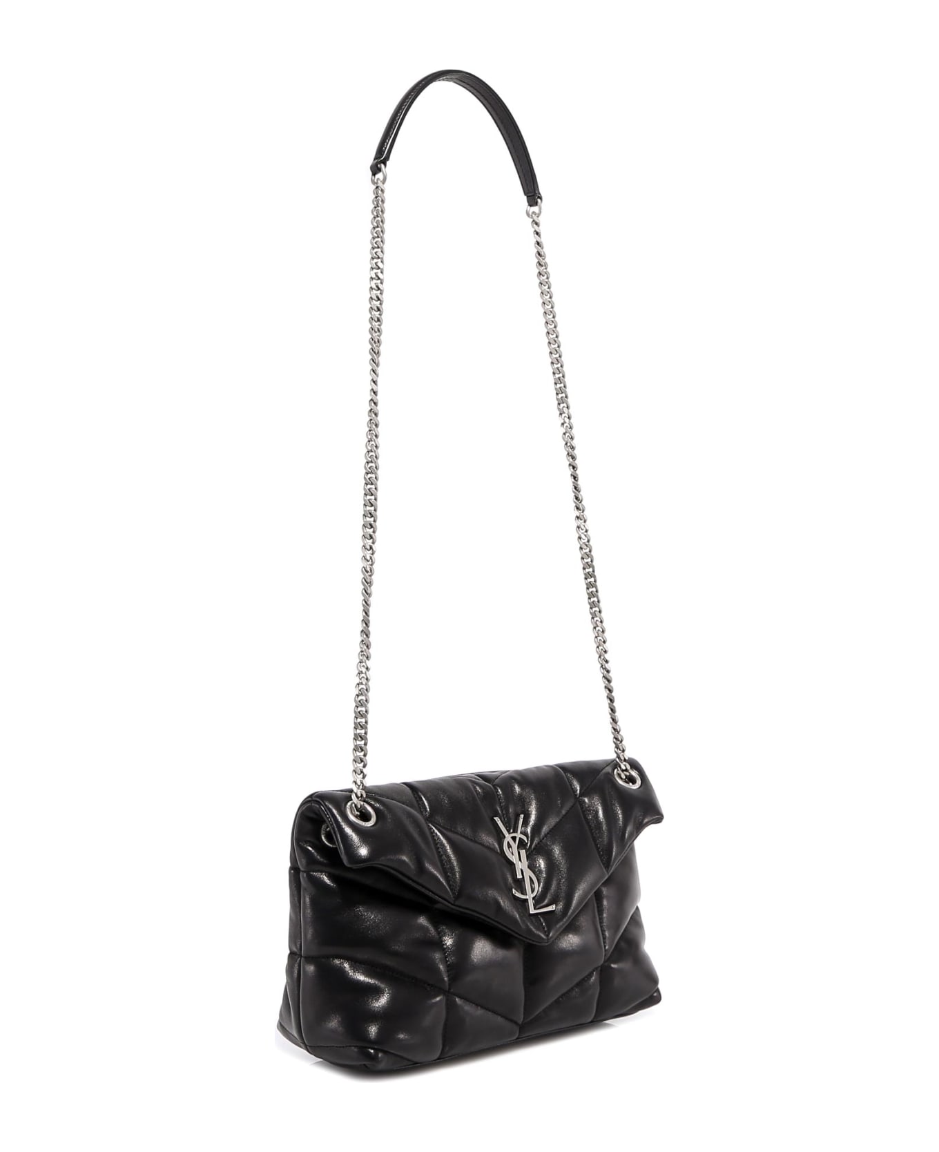 Saint Laurent Loulou Shoulder Bag - Black